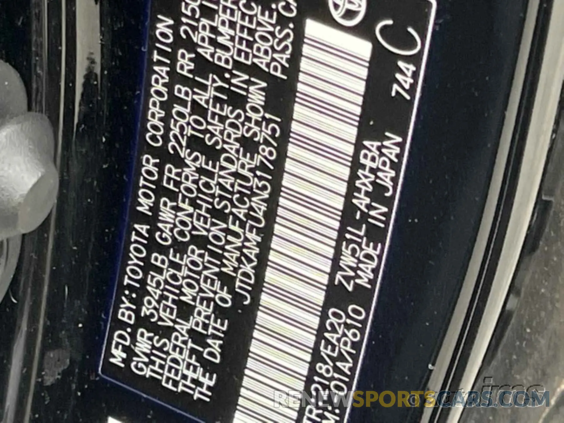 6 Photograph of a damaged car JTDKAMFU4N3178751 TOYOTA PRIUS 2022