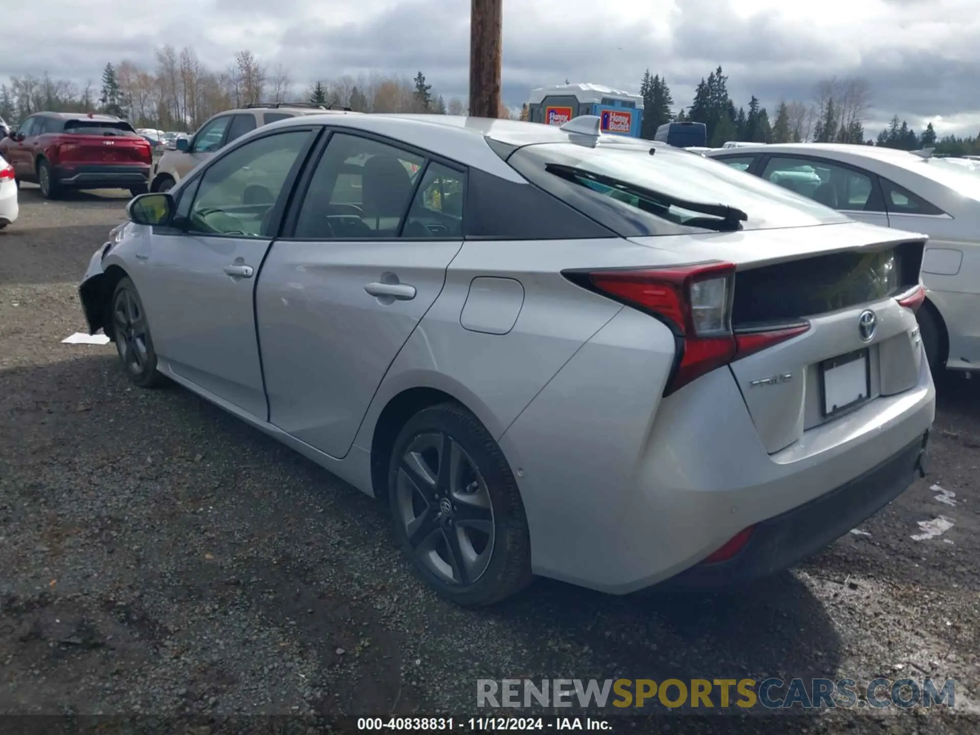 3 Photograph of a damaged car JTDKAMFU5N3154782 TOYOTA PRIUS 2022