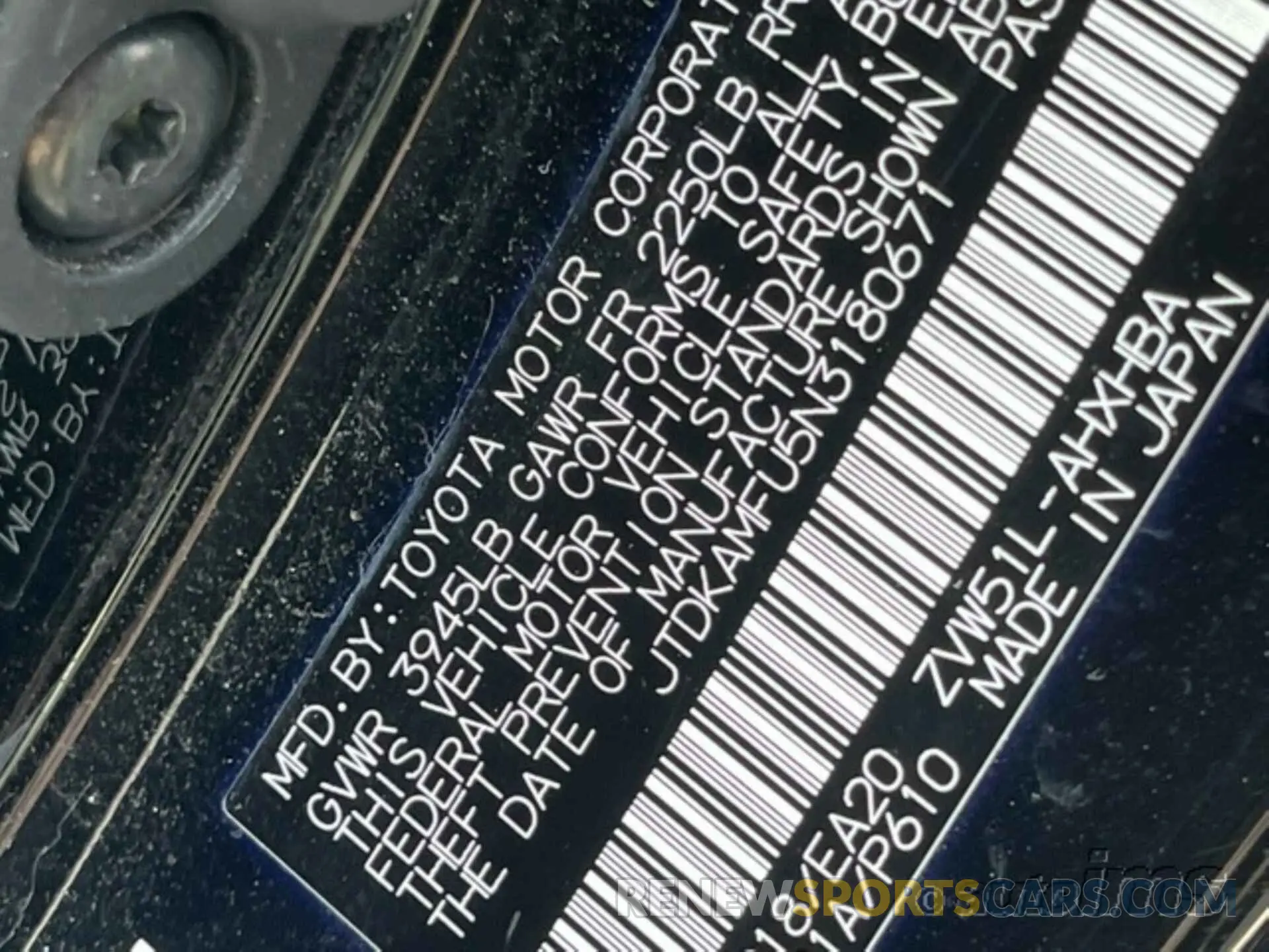 9 Photograph of a damaged car JTDKAMFU5N3180671 TOYOTA PRIUS 2022