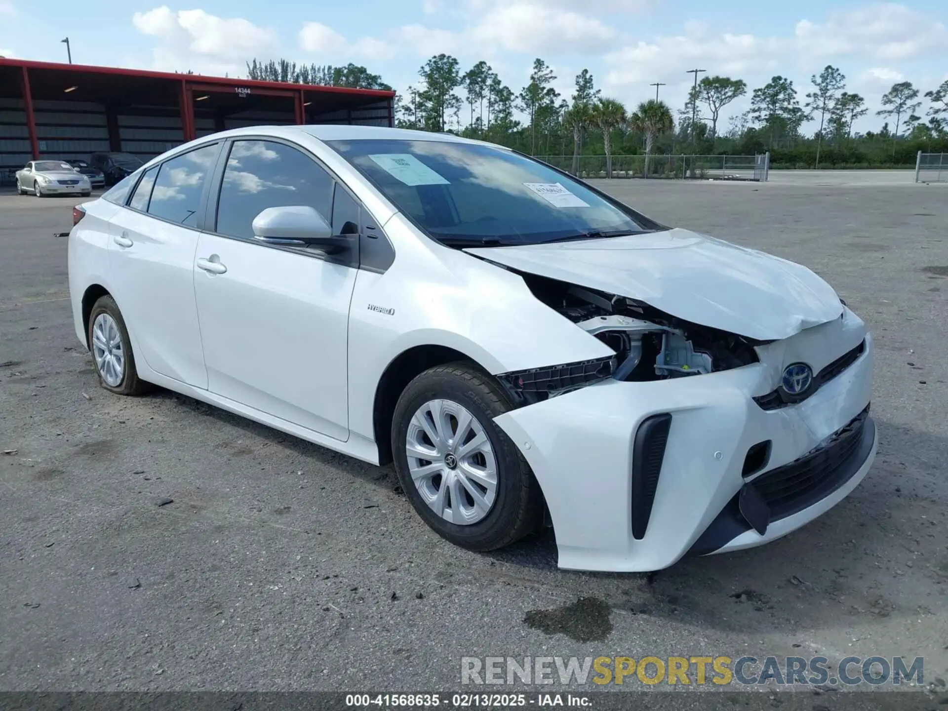 1 Photograph of a damaged car JTDKAMFU5N3181724 TOYOTA PRIUS 2022