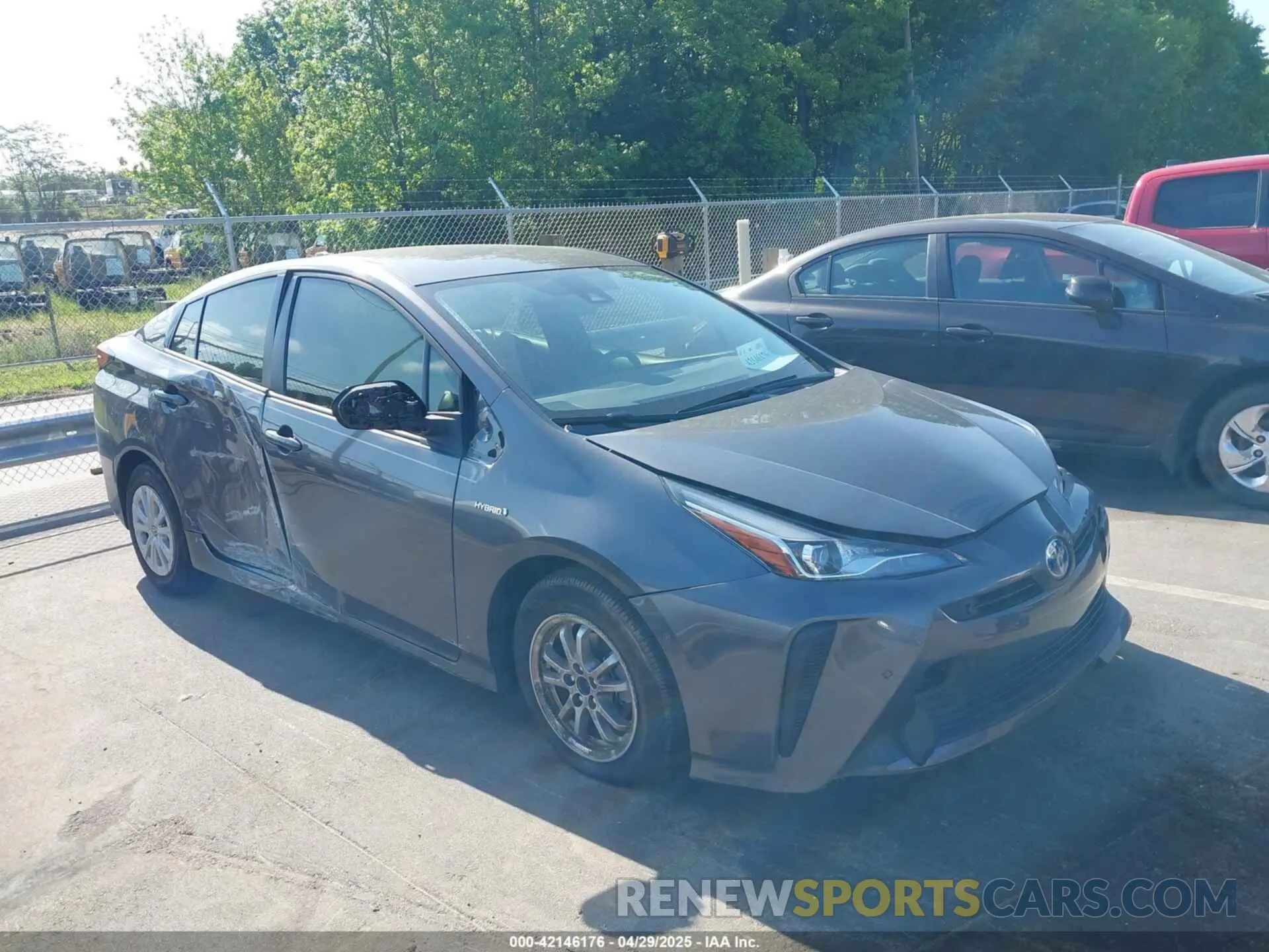 1 Photograph of a damaged car JTDKAMFU5N3188480 TOYOTA PRIUS 2022