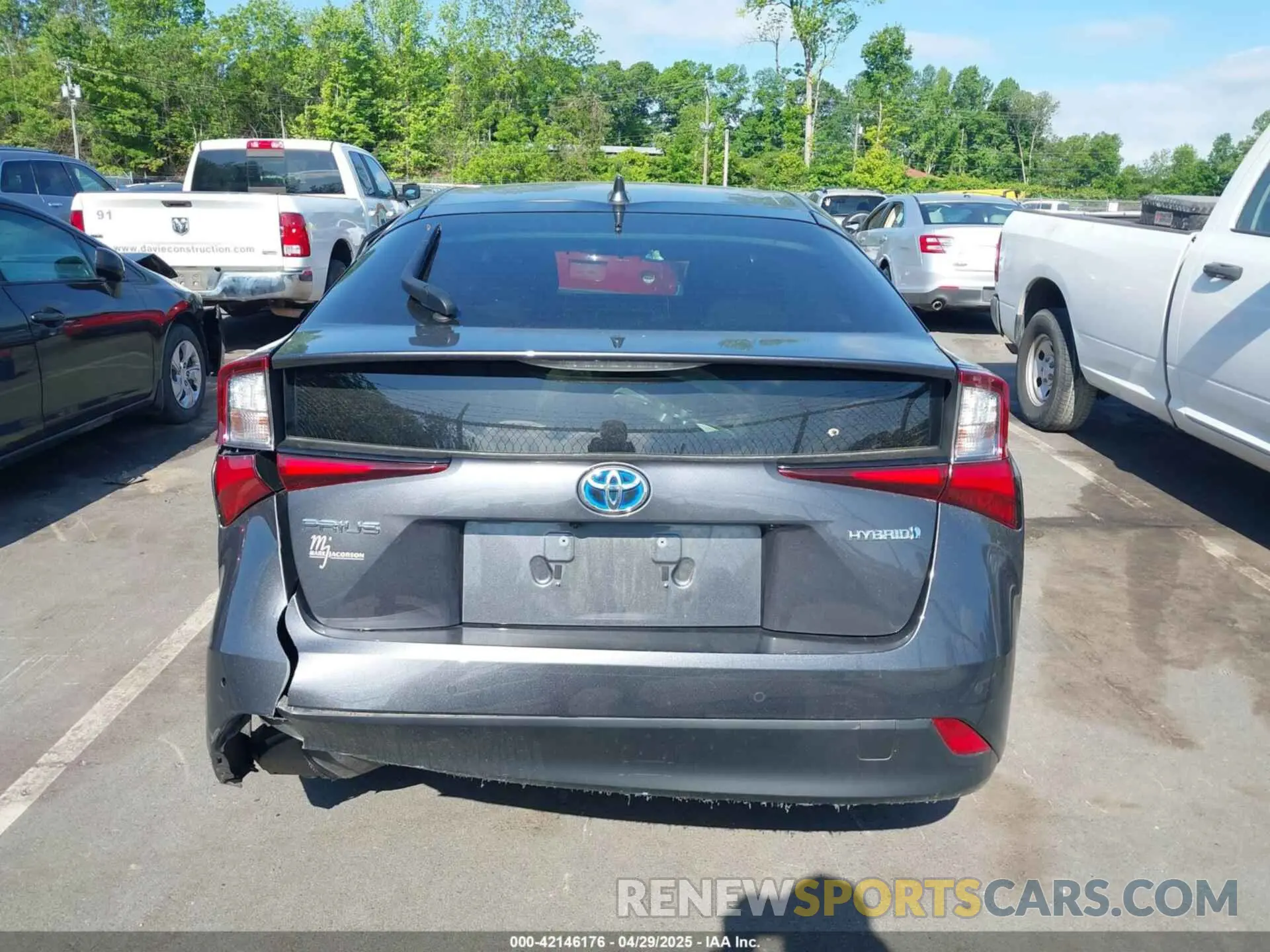 16 Photograph of a damaged car JTDKAMFU5N3188480 TOYOTA PRIUS 2022