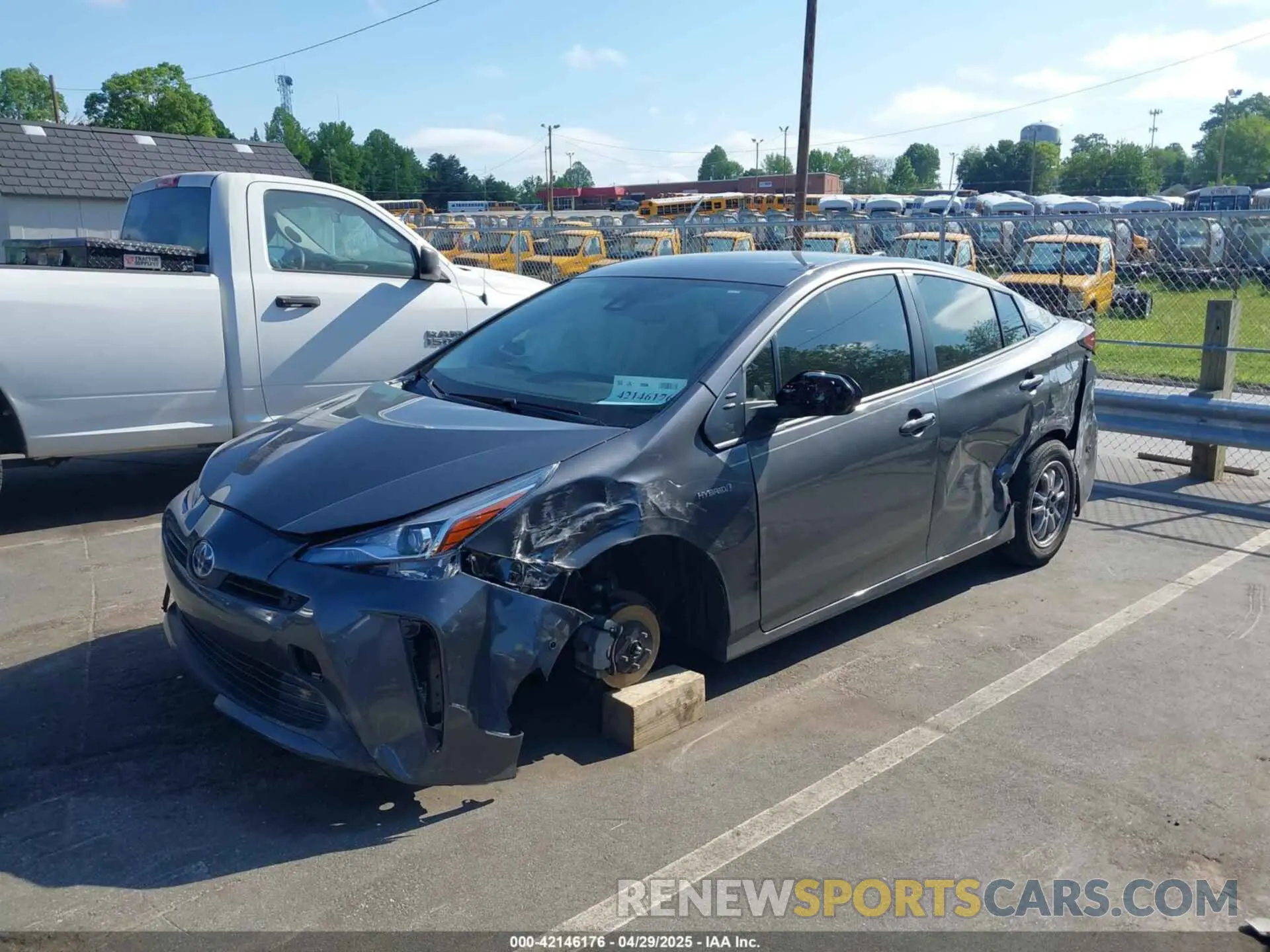 2 Photograph of a damaged car JTDKAMFU5N3188480 TOYOTA PRIUS 2022