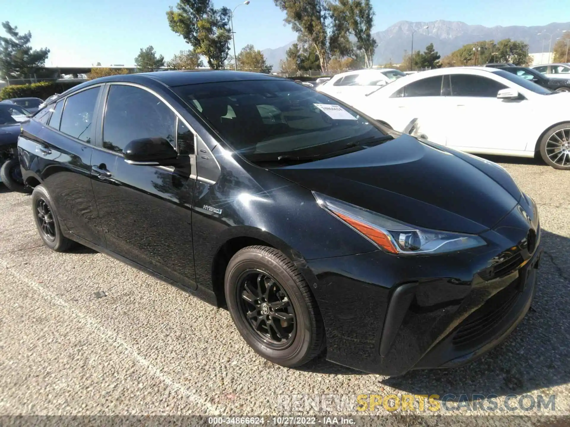 1 Photograph of a damaged car JTDKAMFU6N3155696 TOYOTA PRIUS 2022