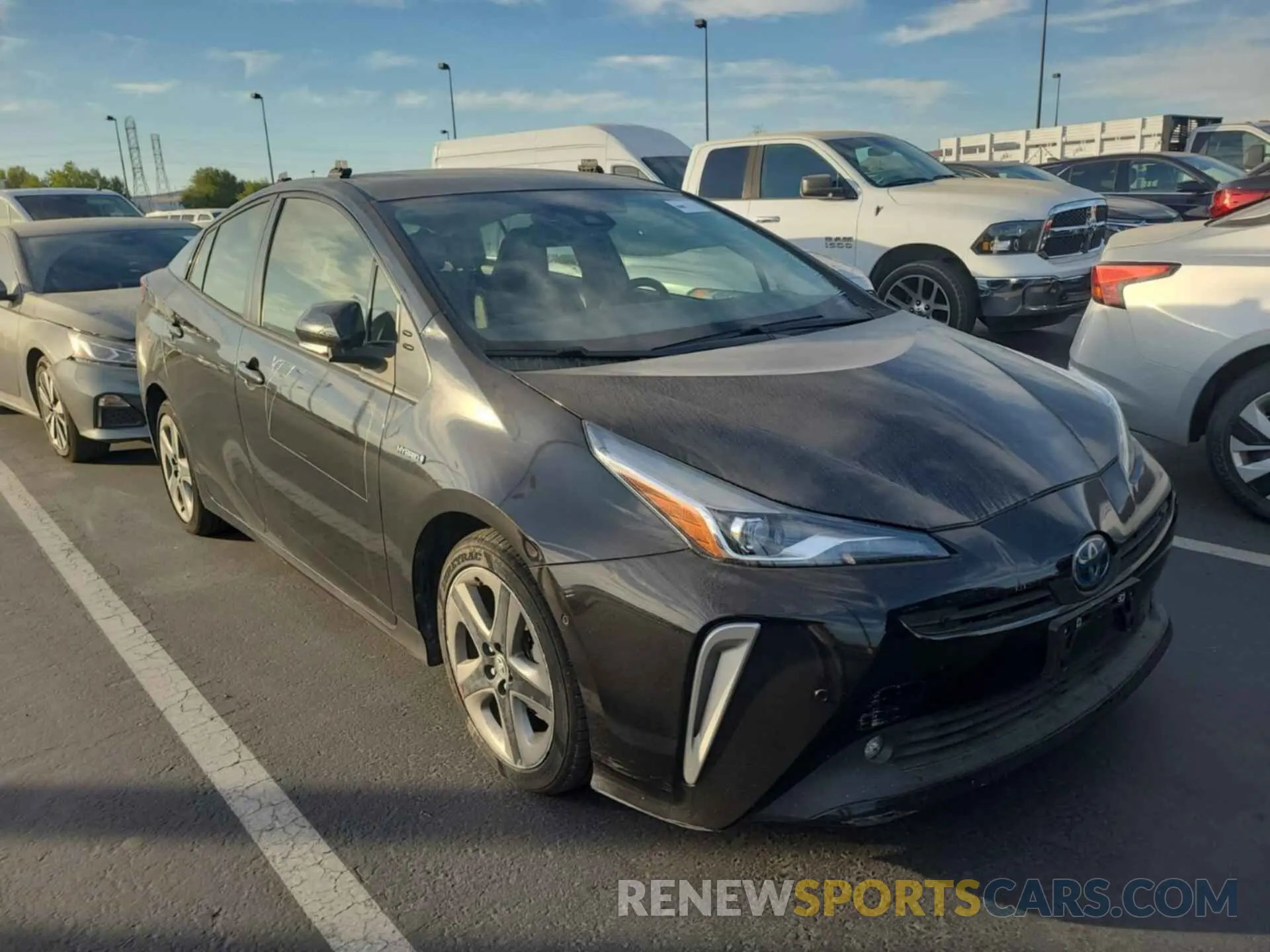 1 Photograph of a damaged car JTDKAMFU6N3160977 TOYOTA PRIUS 2022