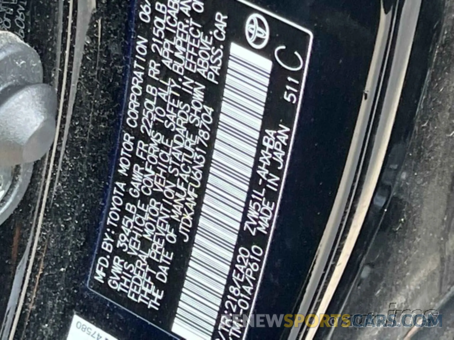 14 Photograph of a damaged car JTDKAMFU6N3178704 TOYOTA PRIUS 2022
