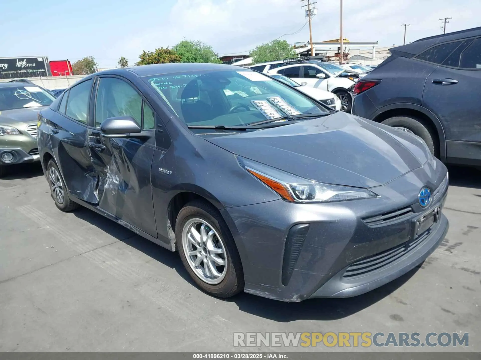 1 Photograph of a damaged car JTDKAMFU7N3154041 TOYOTA PRIUS 2022
