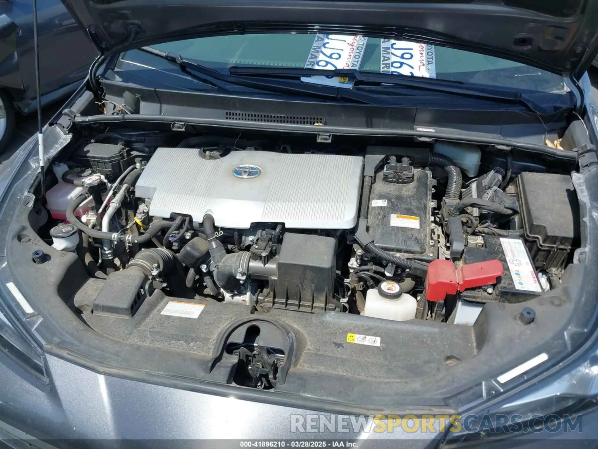 10 Photograph of a damaged car JTDKAMFU7N3154041 TOYOTA PRIUS 2022