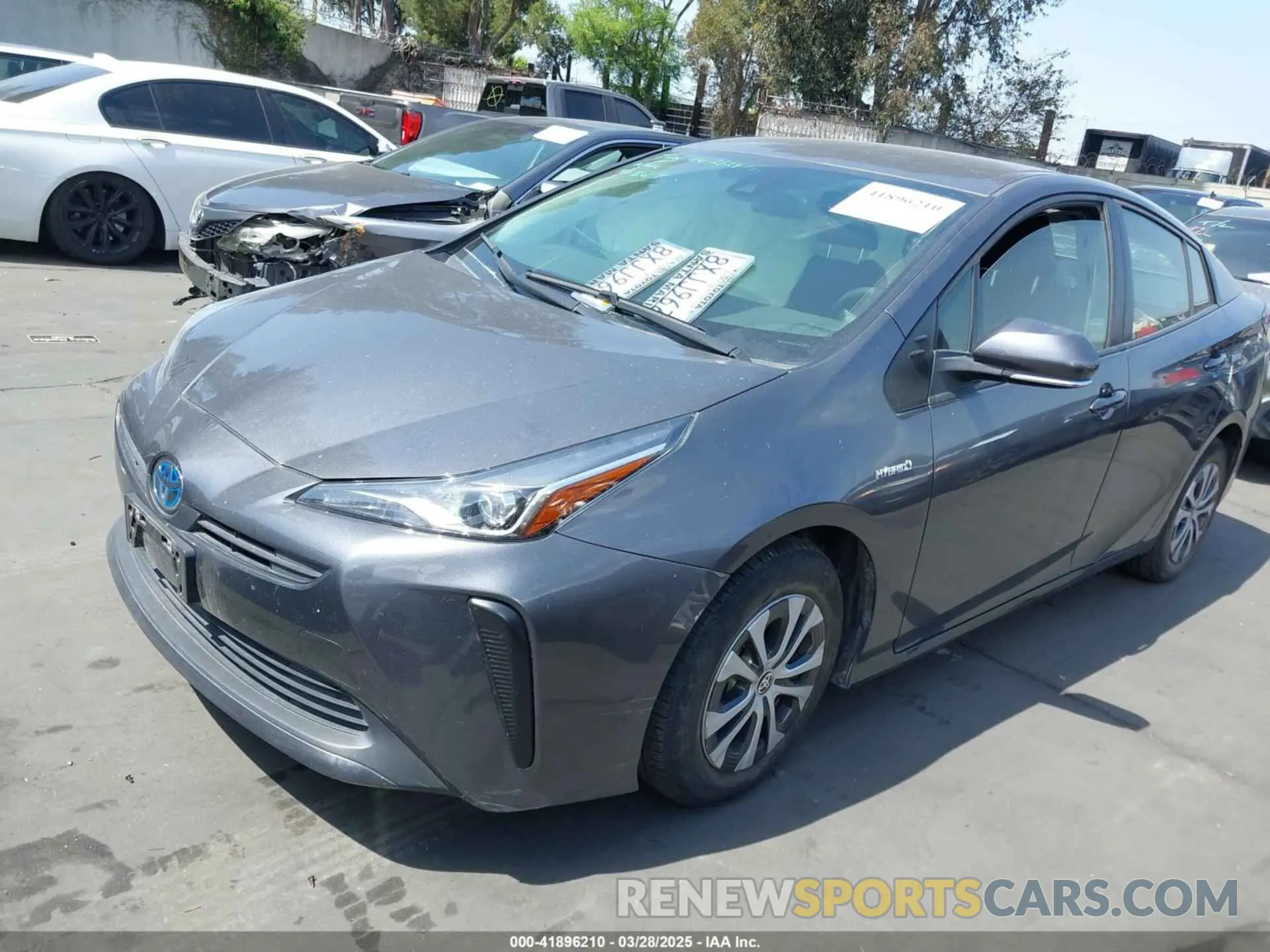 2 Photograph of a damaged car JTDKAMFU7N3154041 TOYOTA PRIUS 2022