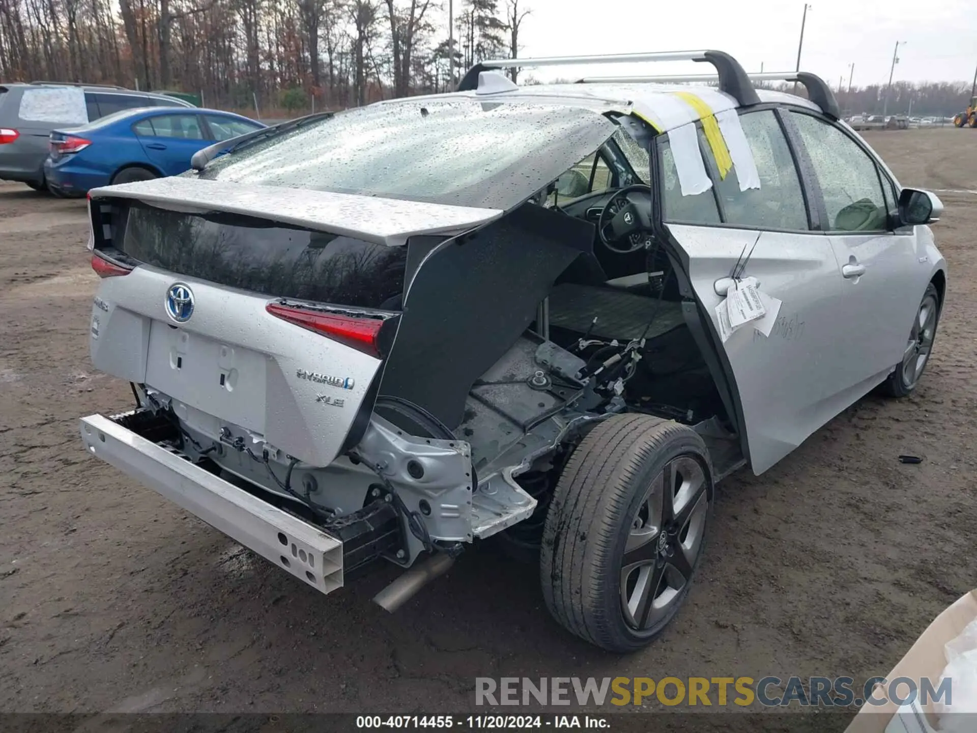 4 Photograph of a damaged car JTDKAMFU7N3154962 TOYOTA PRIUS 2022