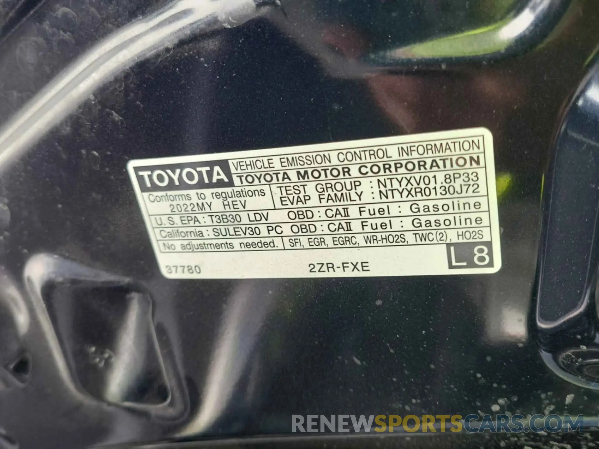 30 Photograph of a damaged car JTDKAMFU7N3161037 TOYOTA PRIUS 2022