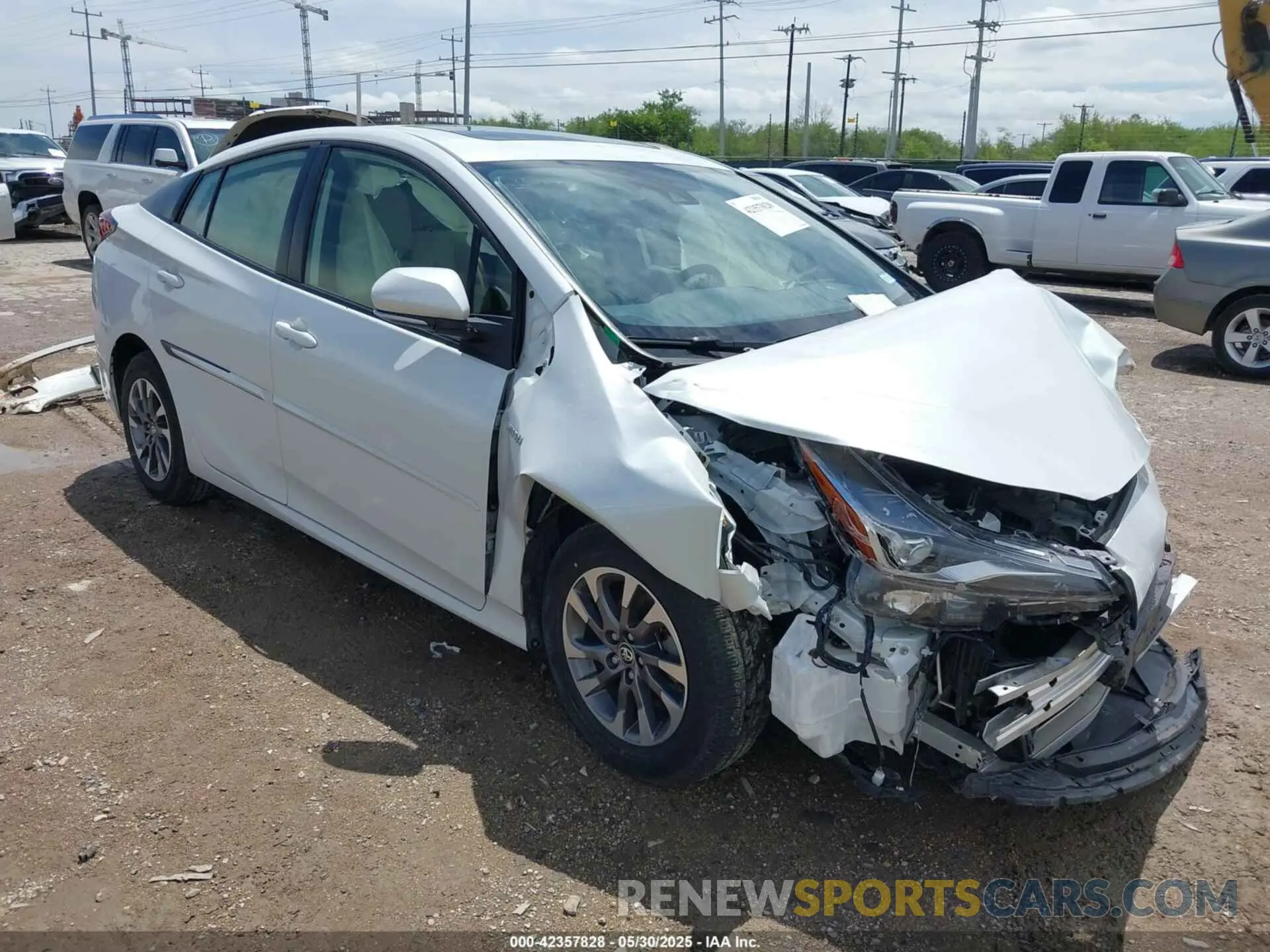 1 Photograph of a damaged car JTDKAMFU7N3165301 TOYOTA PRIUS 2022