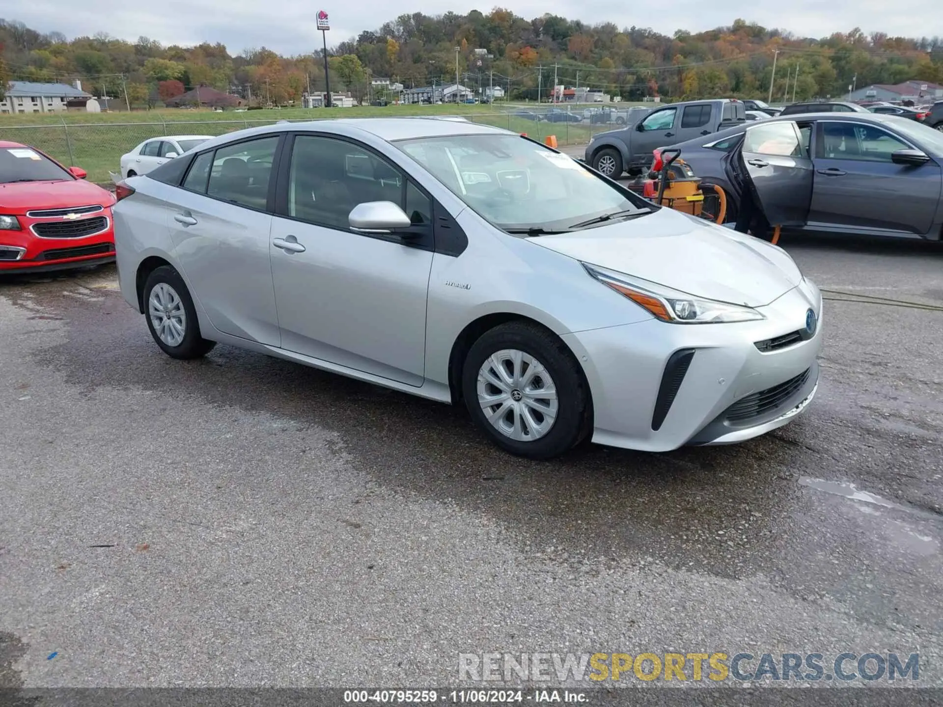 1 Photograph of a damaged car JTDKAMFU7N3188741 TOYOTA PRIUS 2022