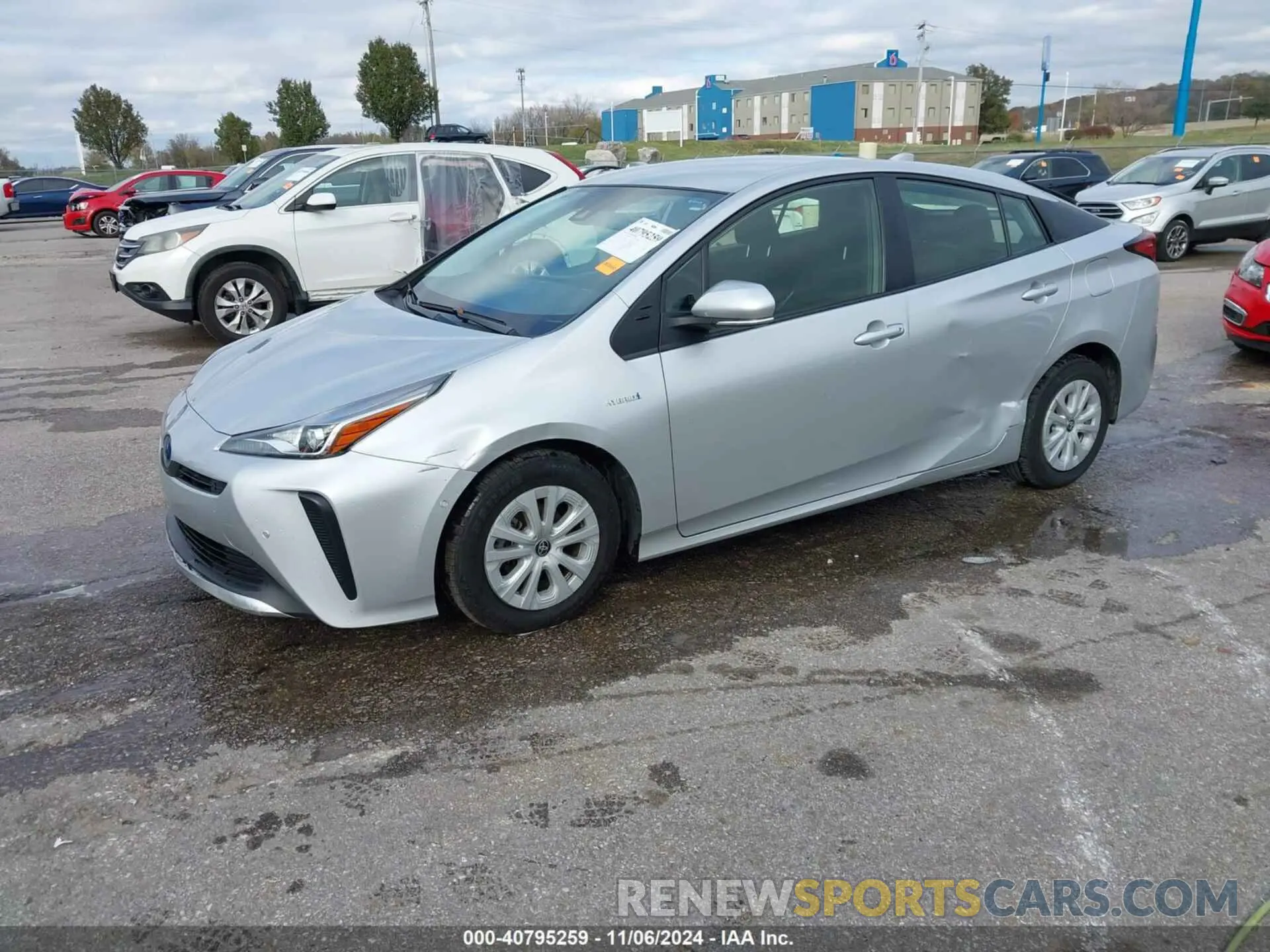 2 Photograph of a damaged car JTDKAMFU7N3188741 TOYOTA PRIUS 2022