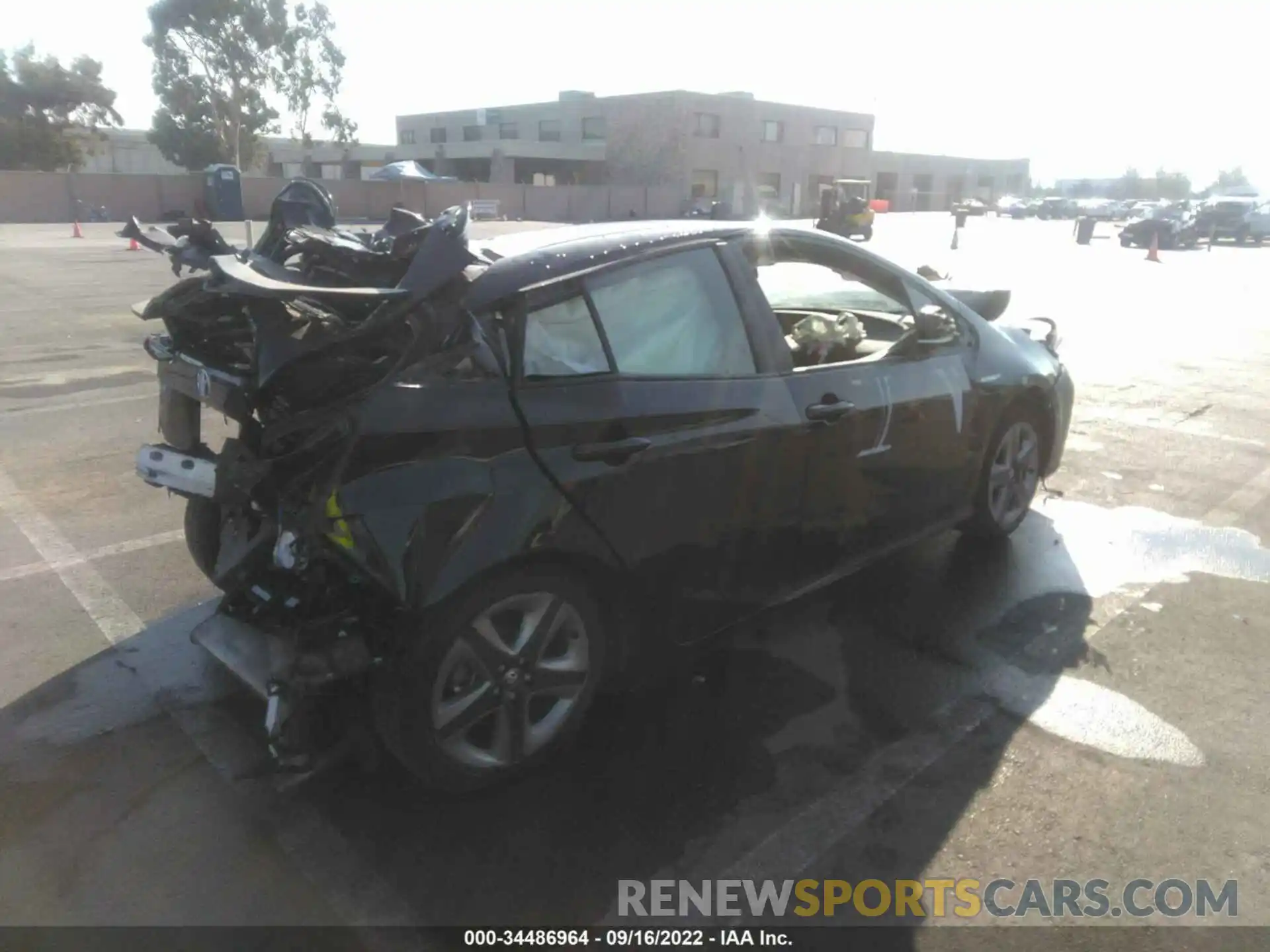 4 Photograph of a damaged car JTDKAMFU8N3160012 TOYOTA PRIUS 2022