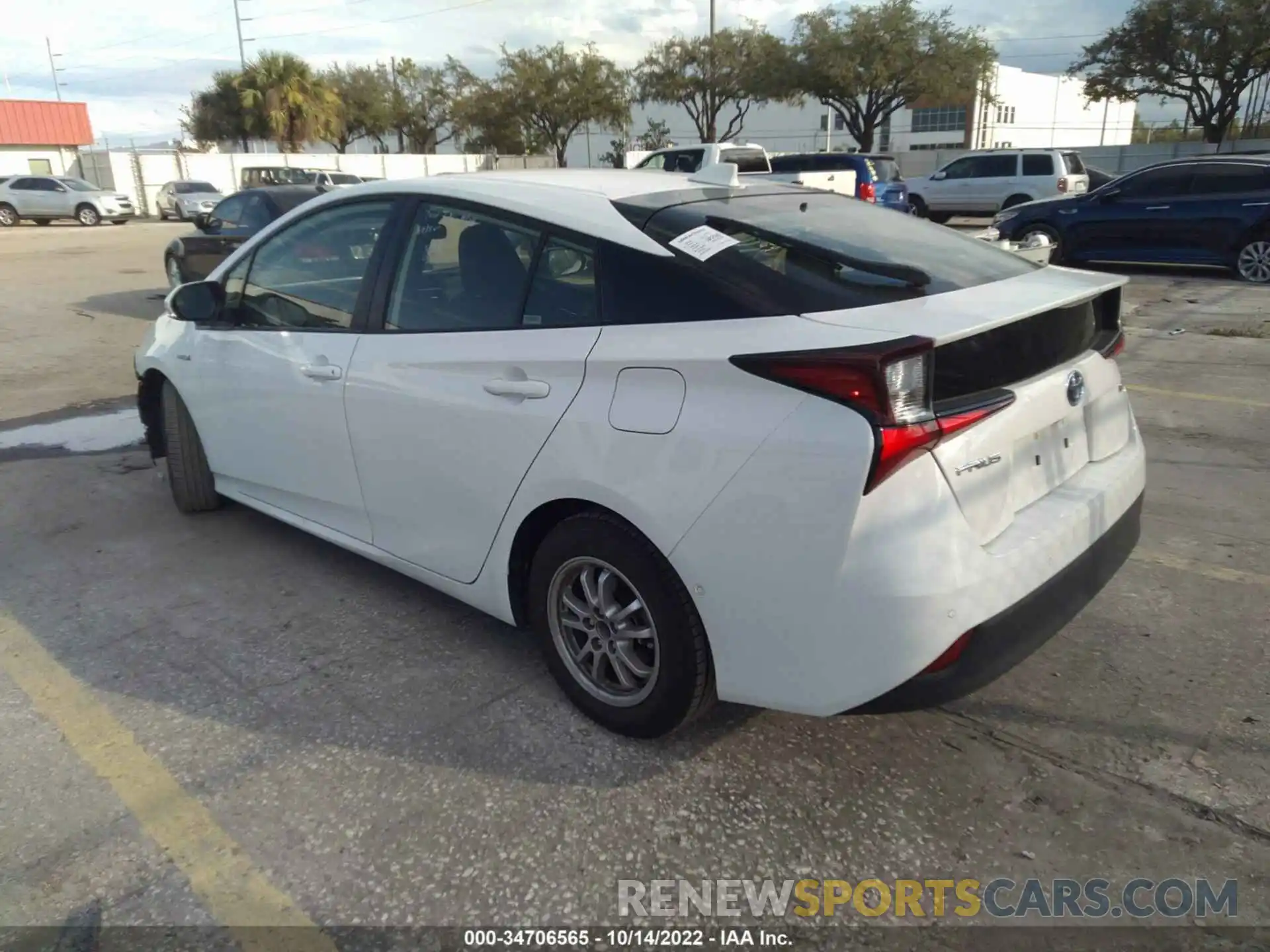 3 Photograph of a damaged car JTDKAMFU8N3160026 TOYOTA PRIUS 2022