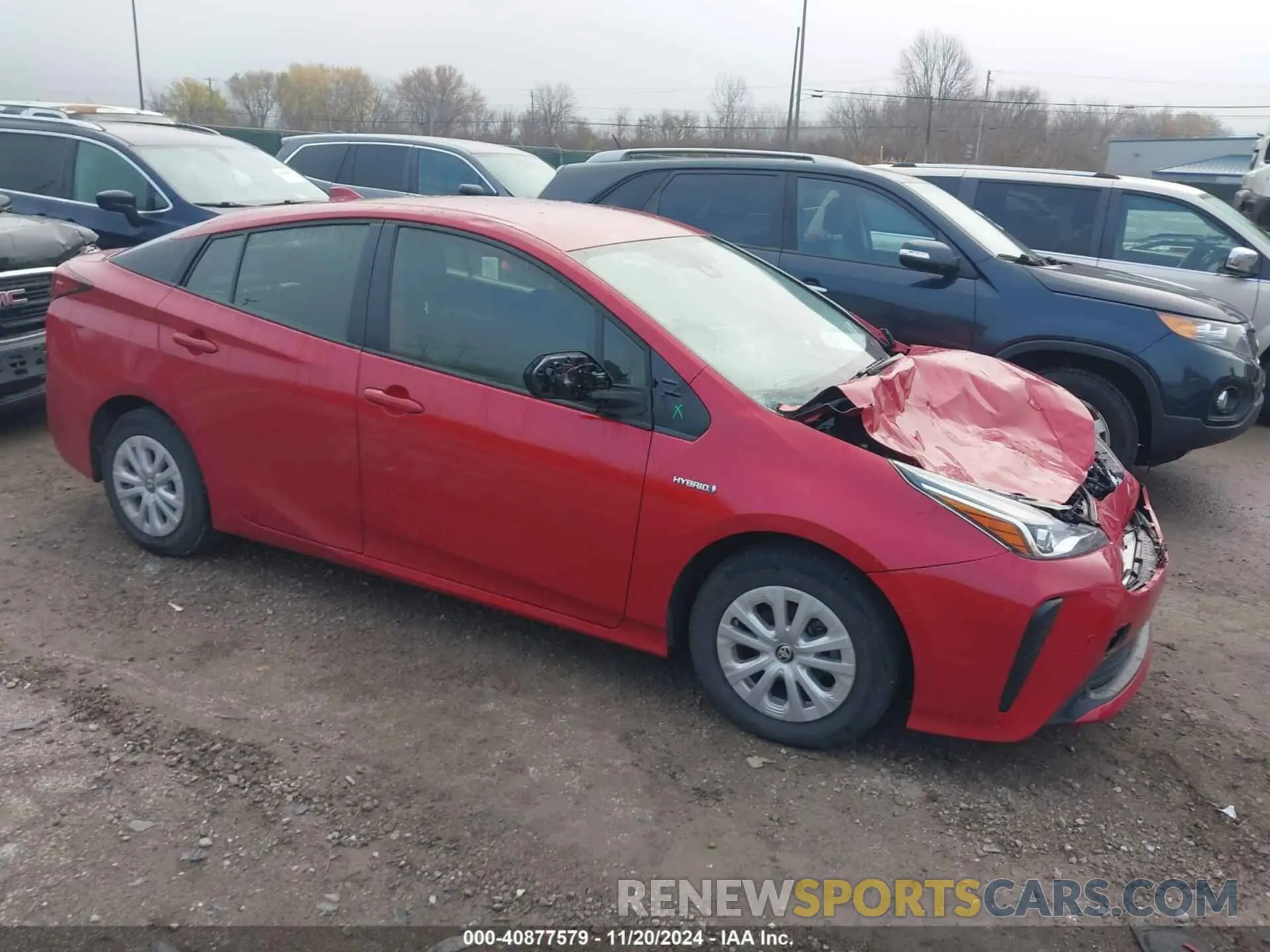1 Photograph of a damaged car JTDKAMFU8N3163024 TOYOTA PRIUS 2022