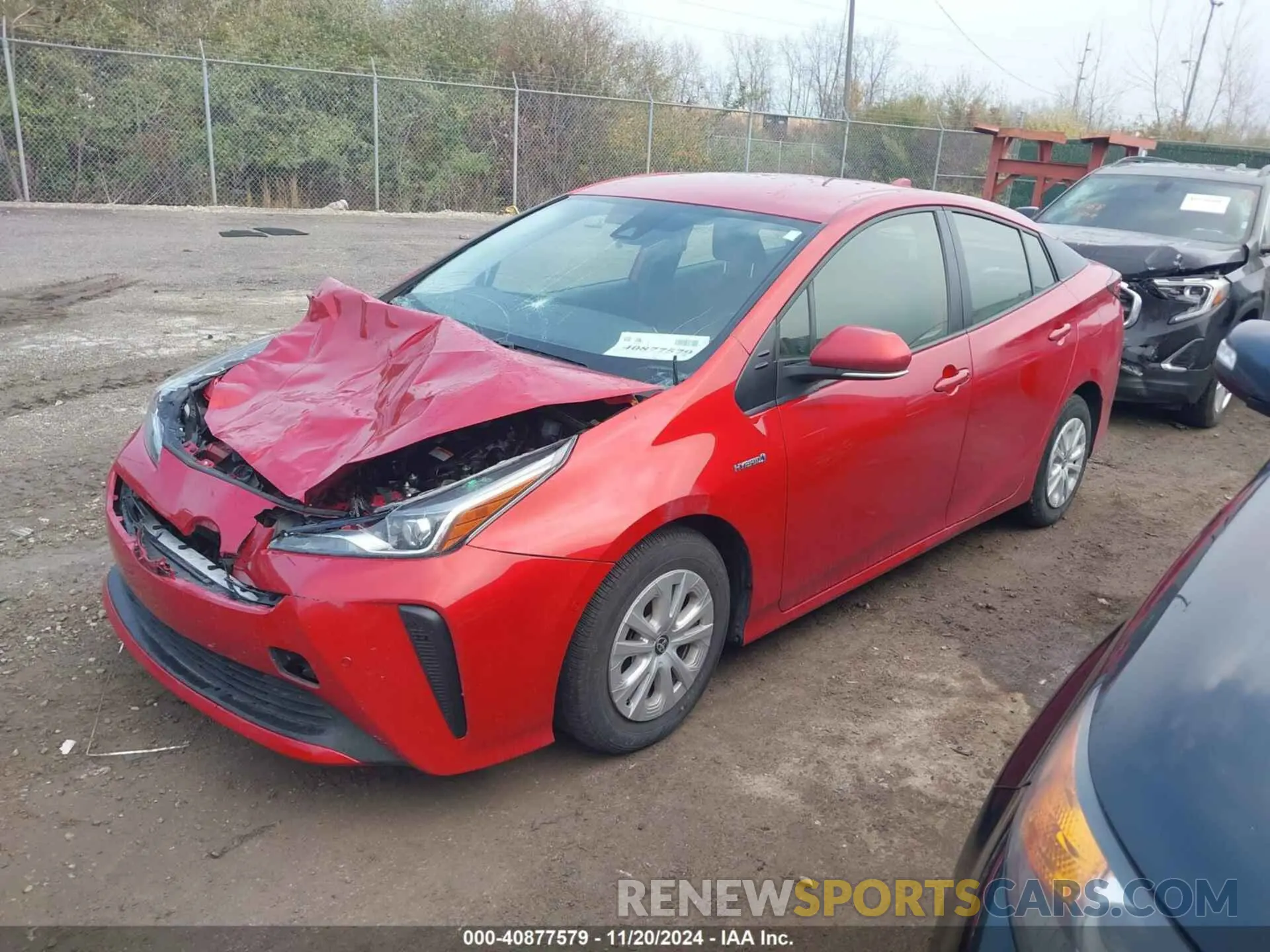 2 Photograph of a damaged car JTDKAMFU8N3163024 TOYOTA PRIUS 2022