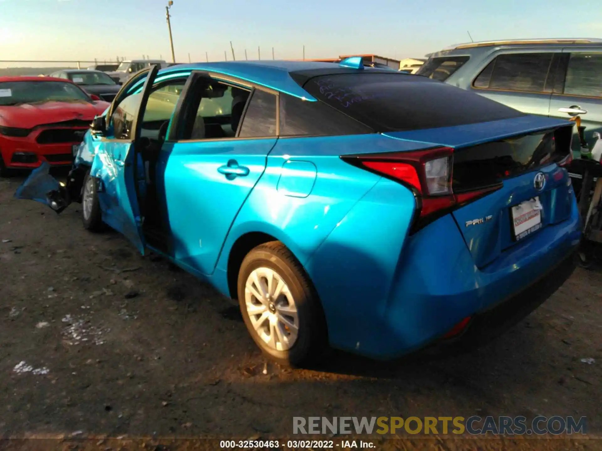 3 Photograph of a damaged car JTDKAMFU8N3165176 TOYOTA PRIUS 2022