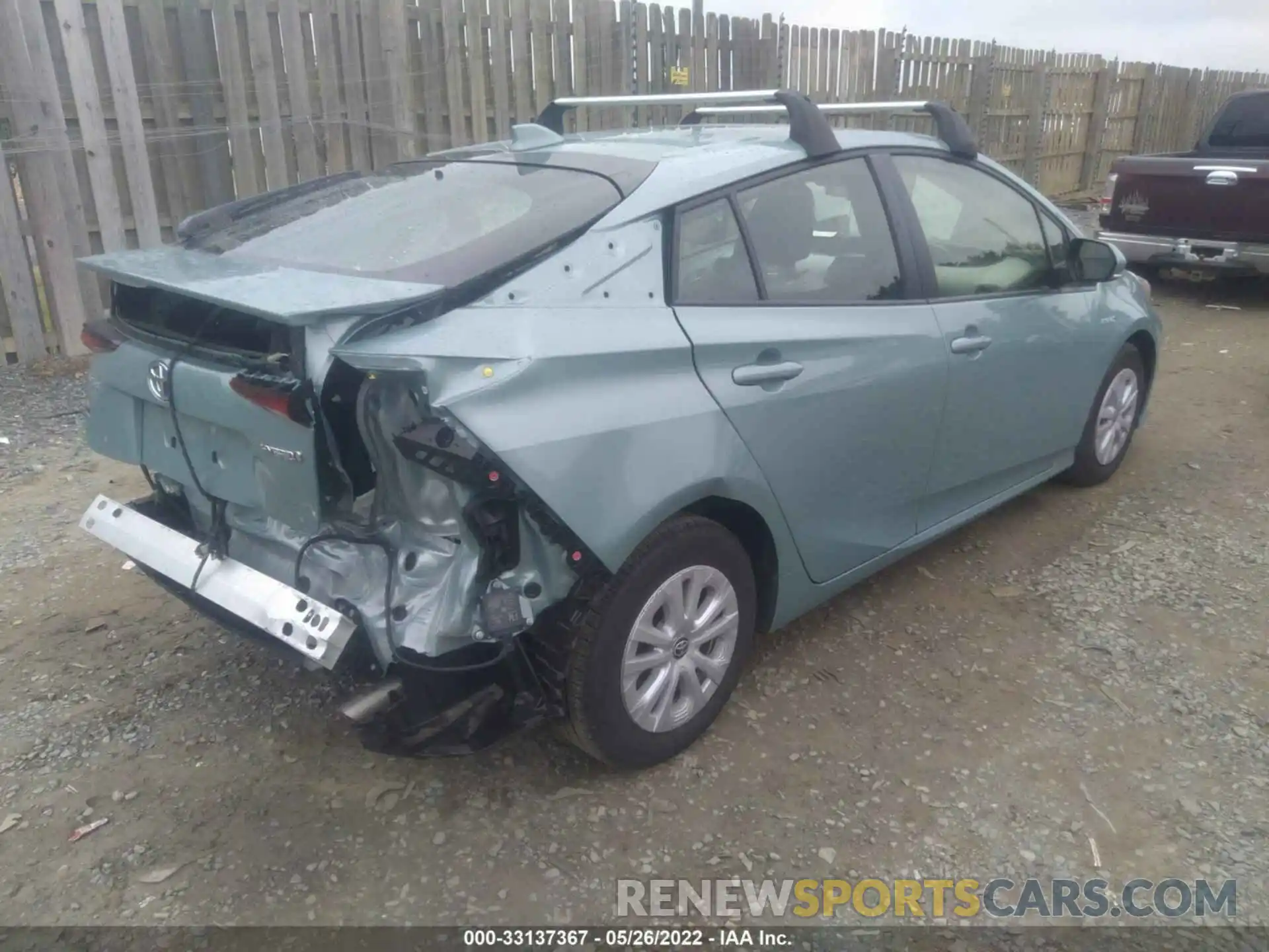 4 Photograph of a damaged car JTDKAMFU9N3154106 TOYOTA PRIUS 2022