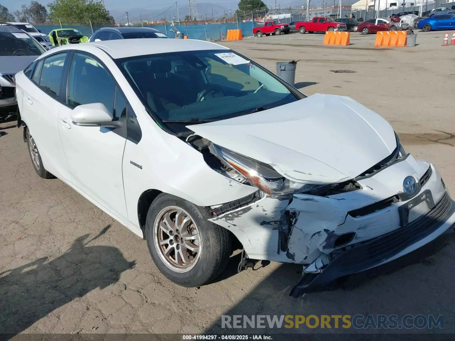1 Photograph of a damaged car JTDKAMFU9N3154977 TOYOTA PRIUS 2022