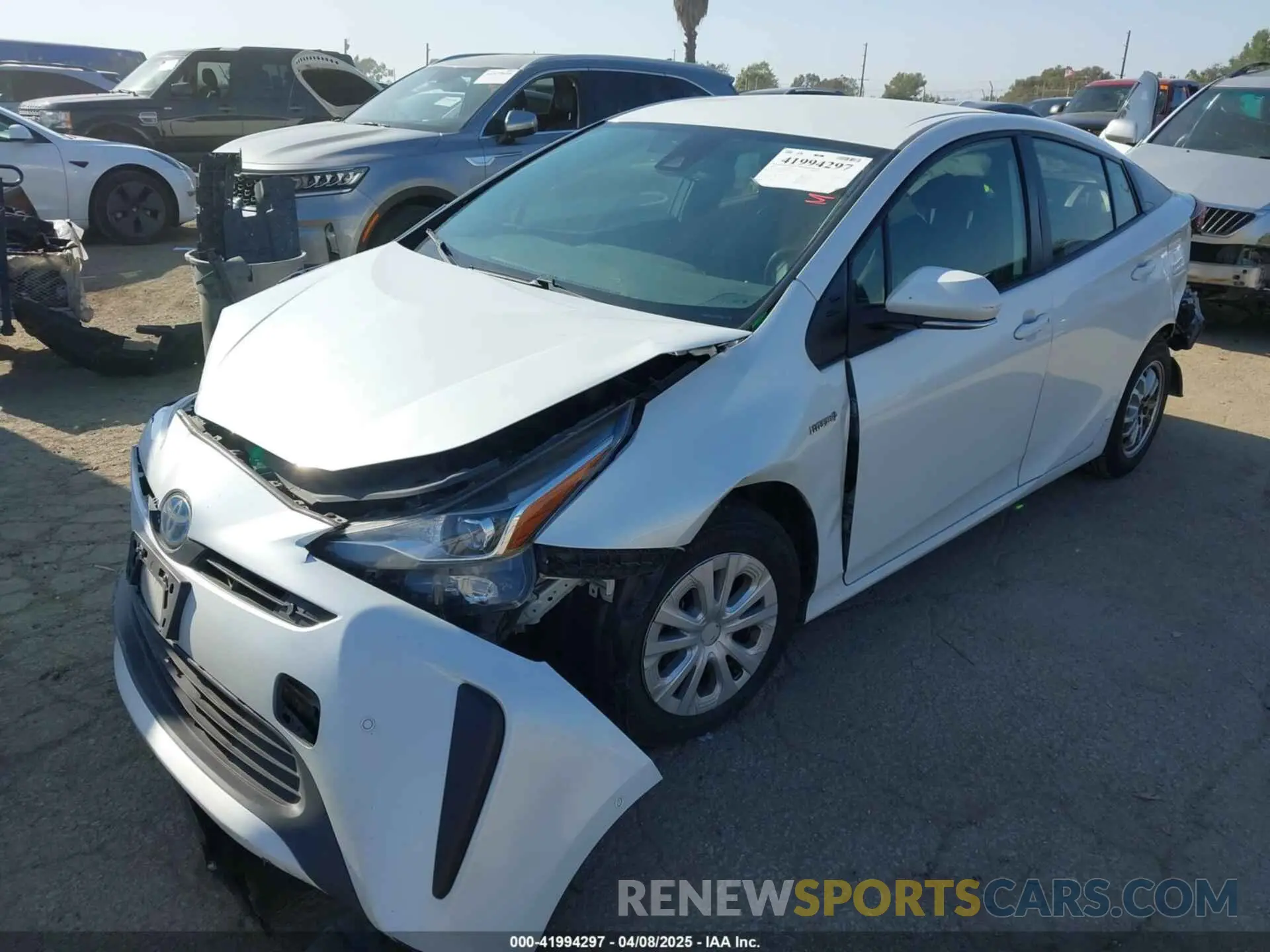 2 Photograph of a damaged car JTDKAMFU9N3154977 TOYOTA PRIUS 2022