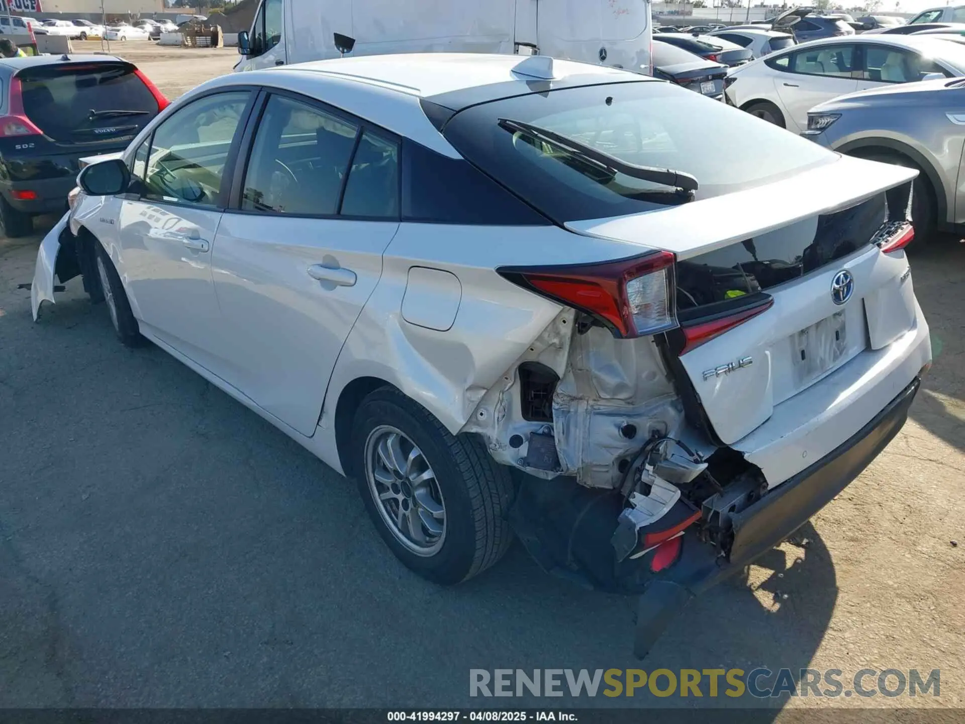 3 Photograph of a damaged car JTDKAMFU9N3154977 TOYOTA PRIUS 2022