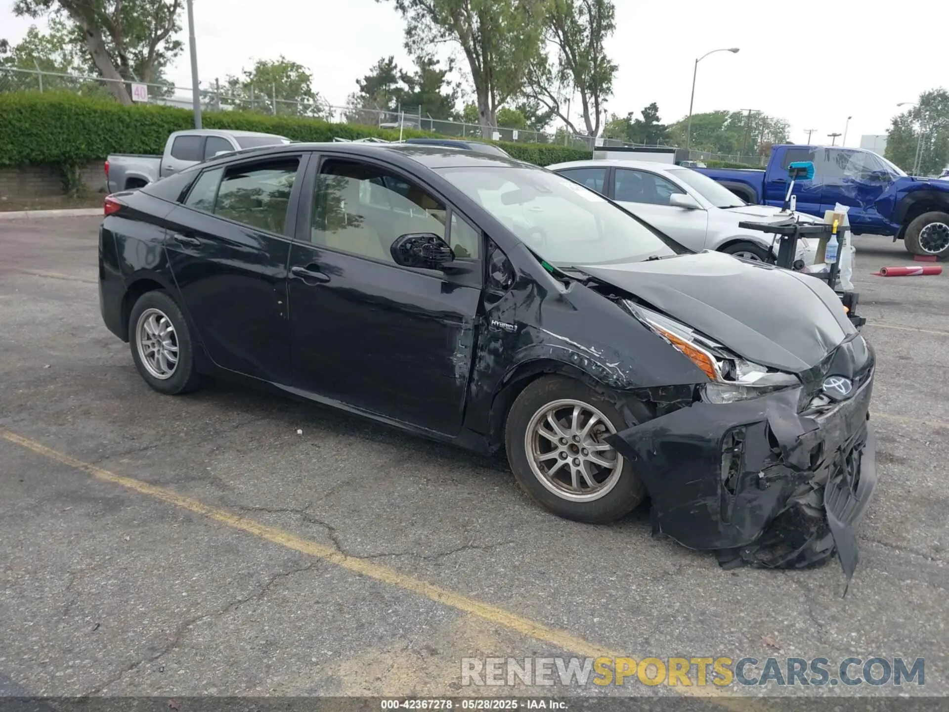 1 Photograph of a damaged car JTDKAMFU9N3155157 TOYOTA PRIUS 2022