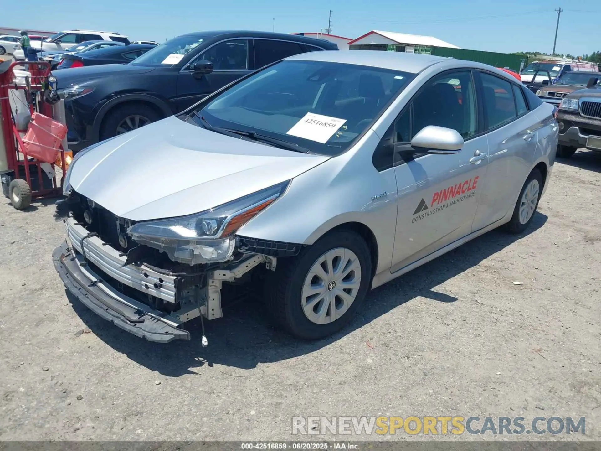 2 Photograph of a damaged car JTDKAMFU9N3159967 TOYOTA PRIUS 2022