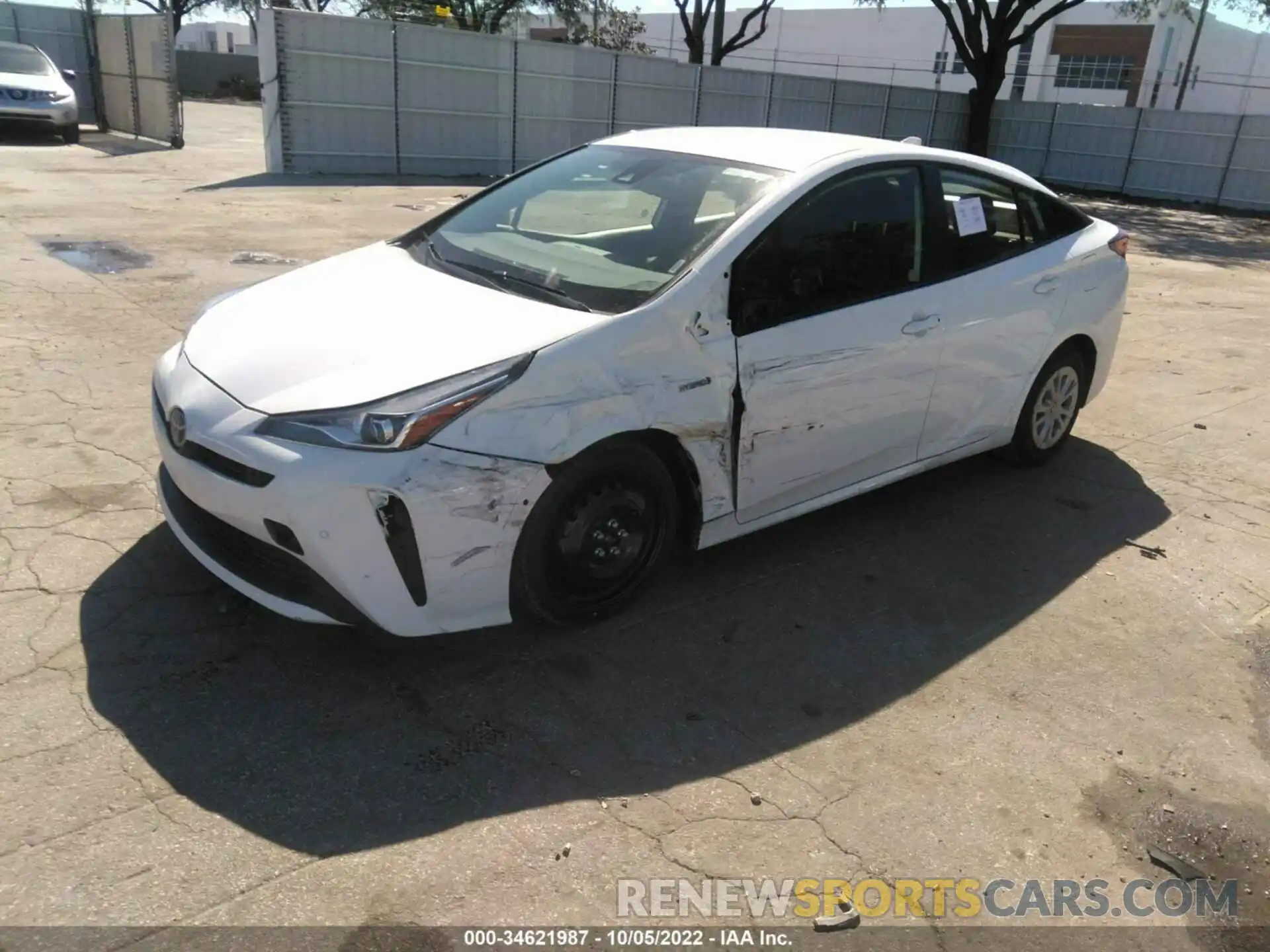 2 Photograph of a damaged car JTDKAMFU9N3163405 TOYOTA PRIUS 2022