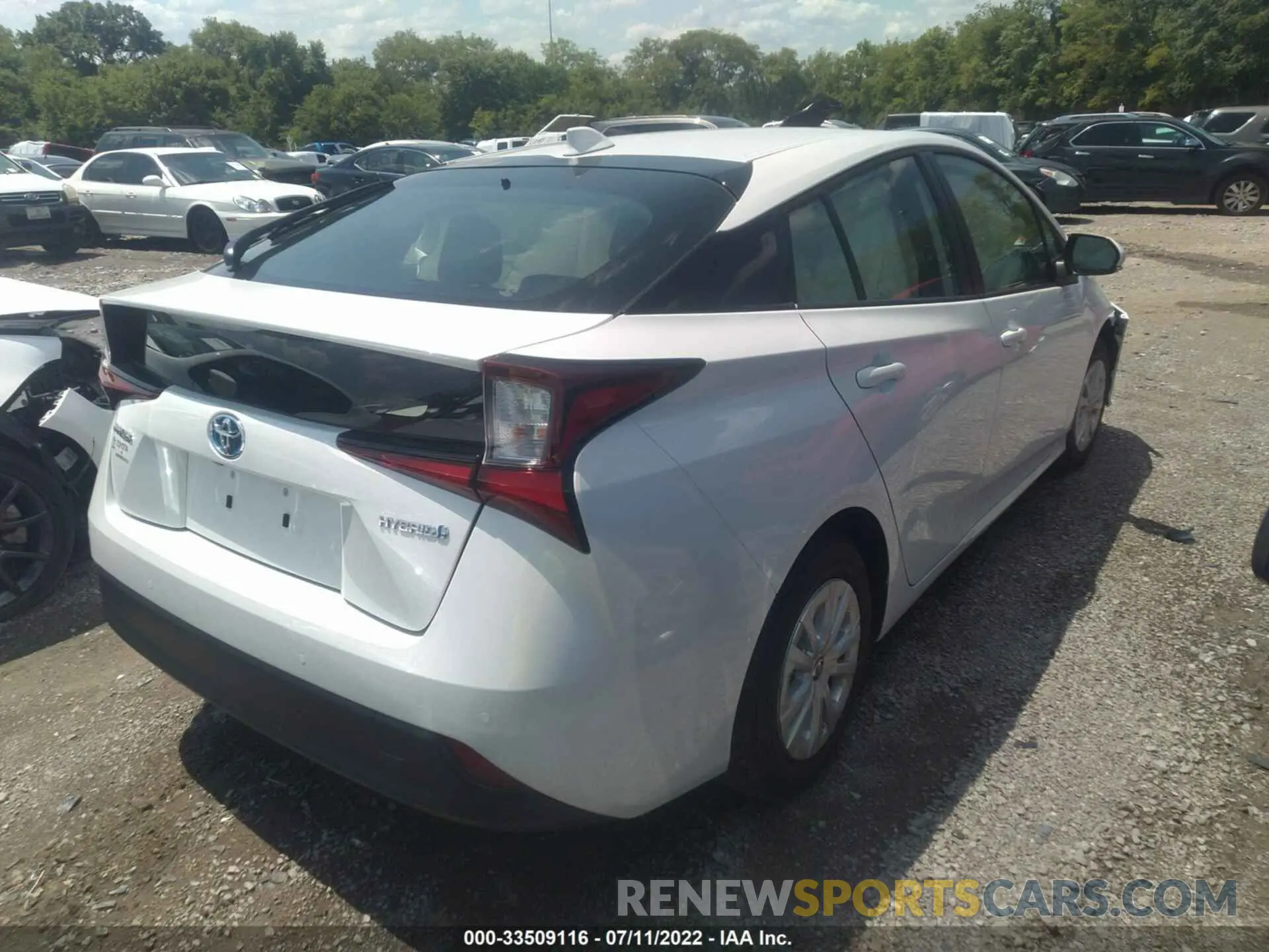 4 Photograph of a damaged car JTDKAMFU9N3171777 TOYOTA PRIUS 2022