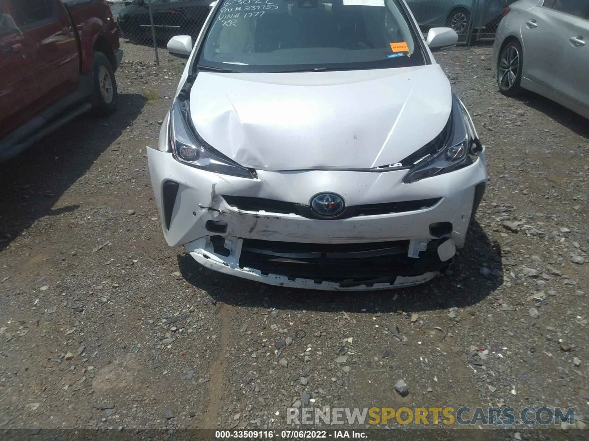 6 Photograph of a damaged car JTDKAMFU9N3171777 TOYOTA PRIUS 2022
