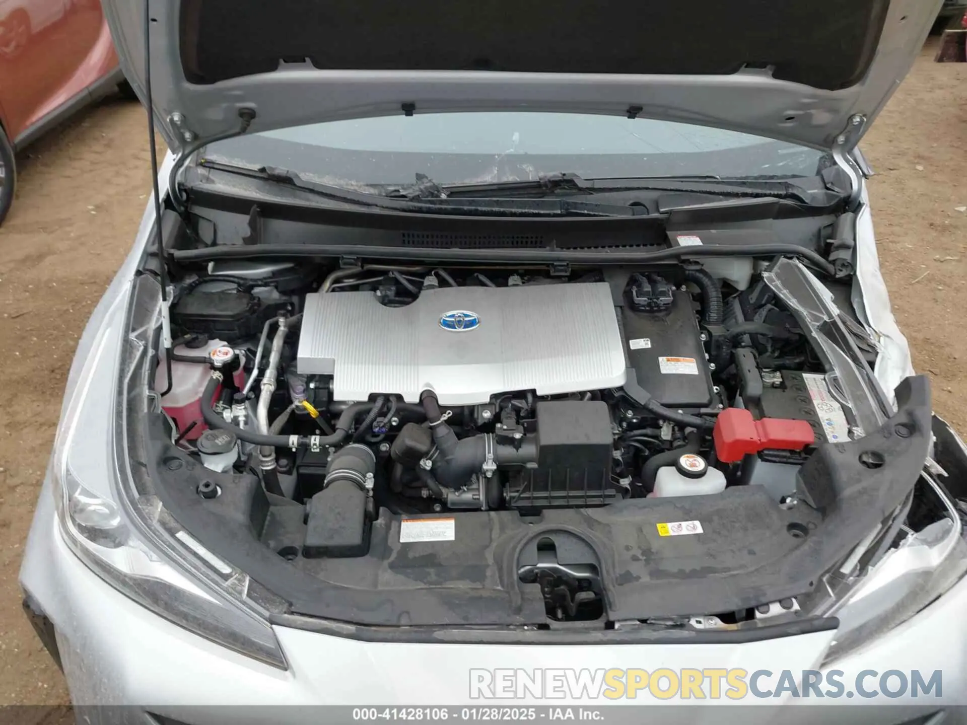 10 Photograph of a damaged car JTDKAMFU9N3185999 TOYOTA PRIUS 2022