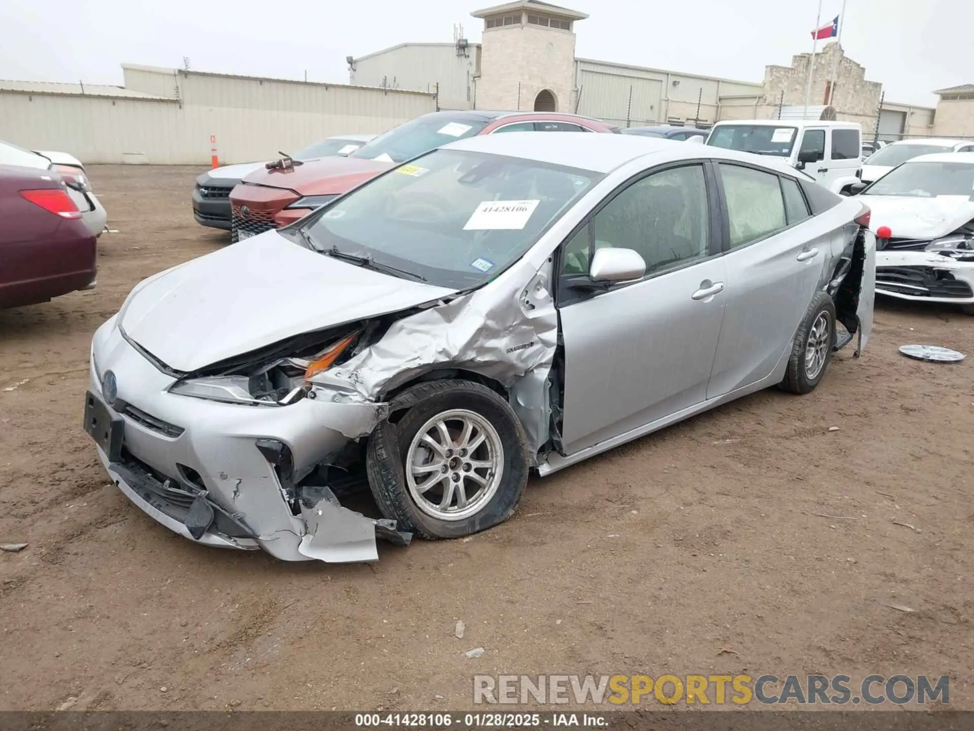 2 Photograph of a damaged car JTDKAMFU9N3185999 TOYOTA PRIUS 2022