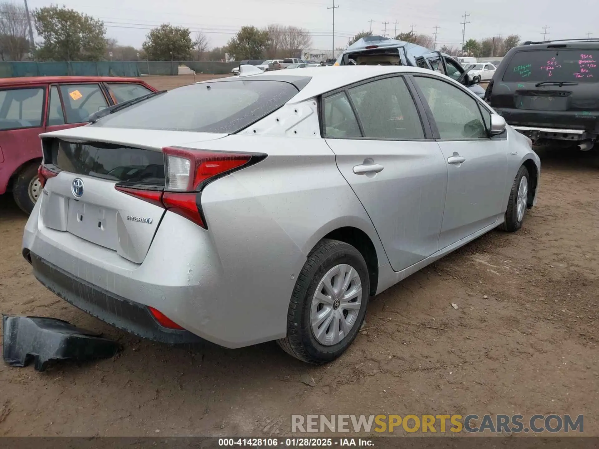 4 Photograph of a damaged car JTDKAMFU9N3185999 TOYOTA PRIUS 2022