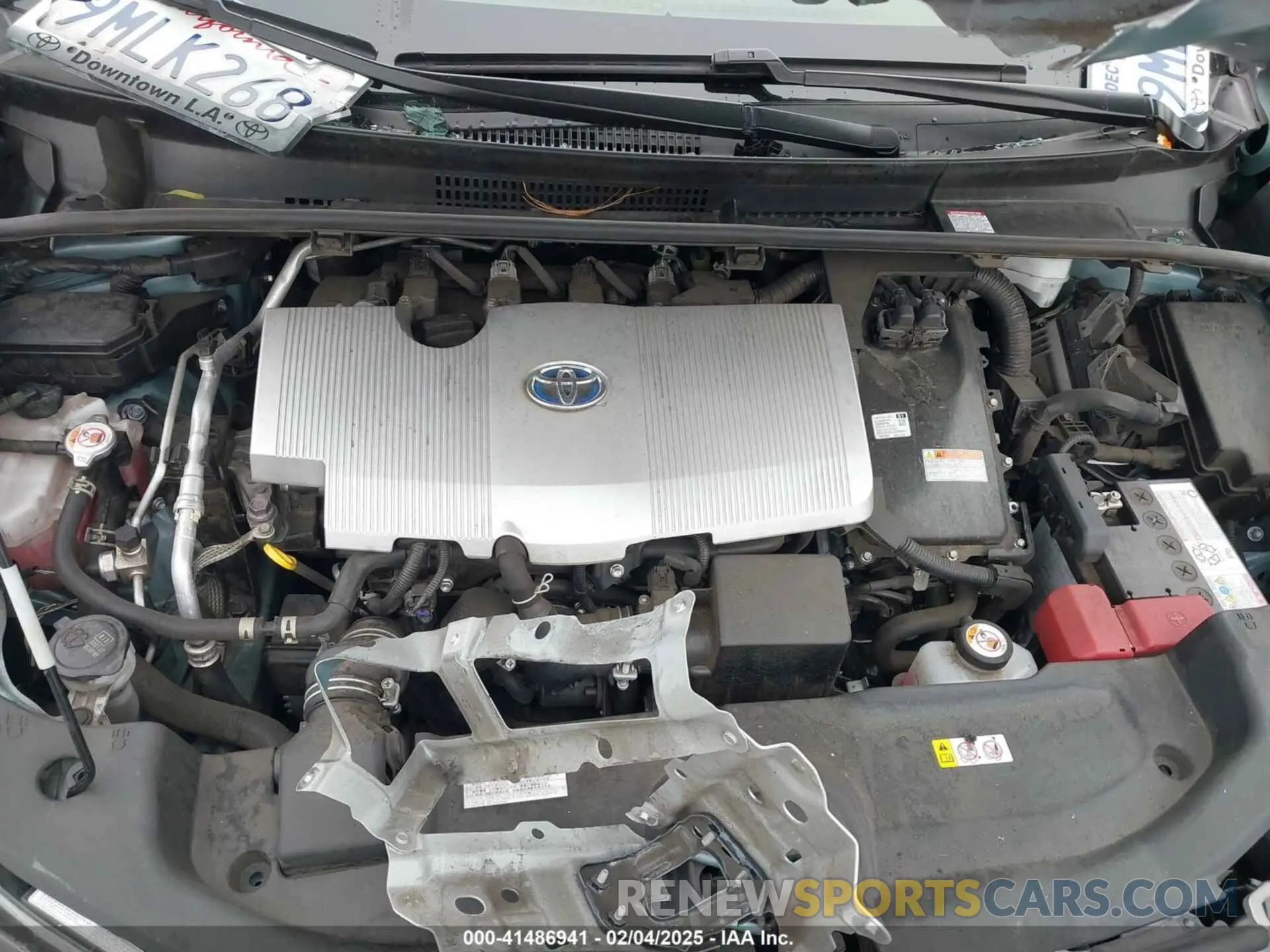 10 Photograph of a damaged car JTDKAMFU9N3186859 TOYOTA PRIUS 2022