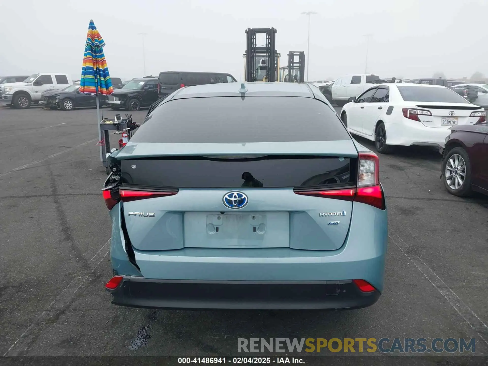 16 Photograph of a damaged car JTDKAMFU9N3186859 TOYOTA PRIUS 2022