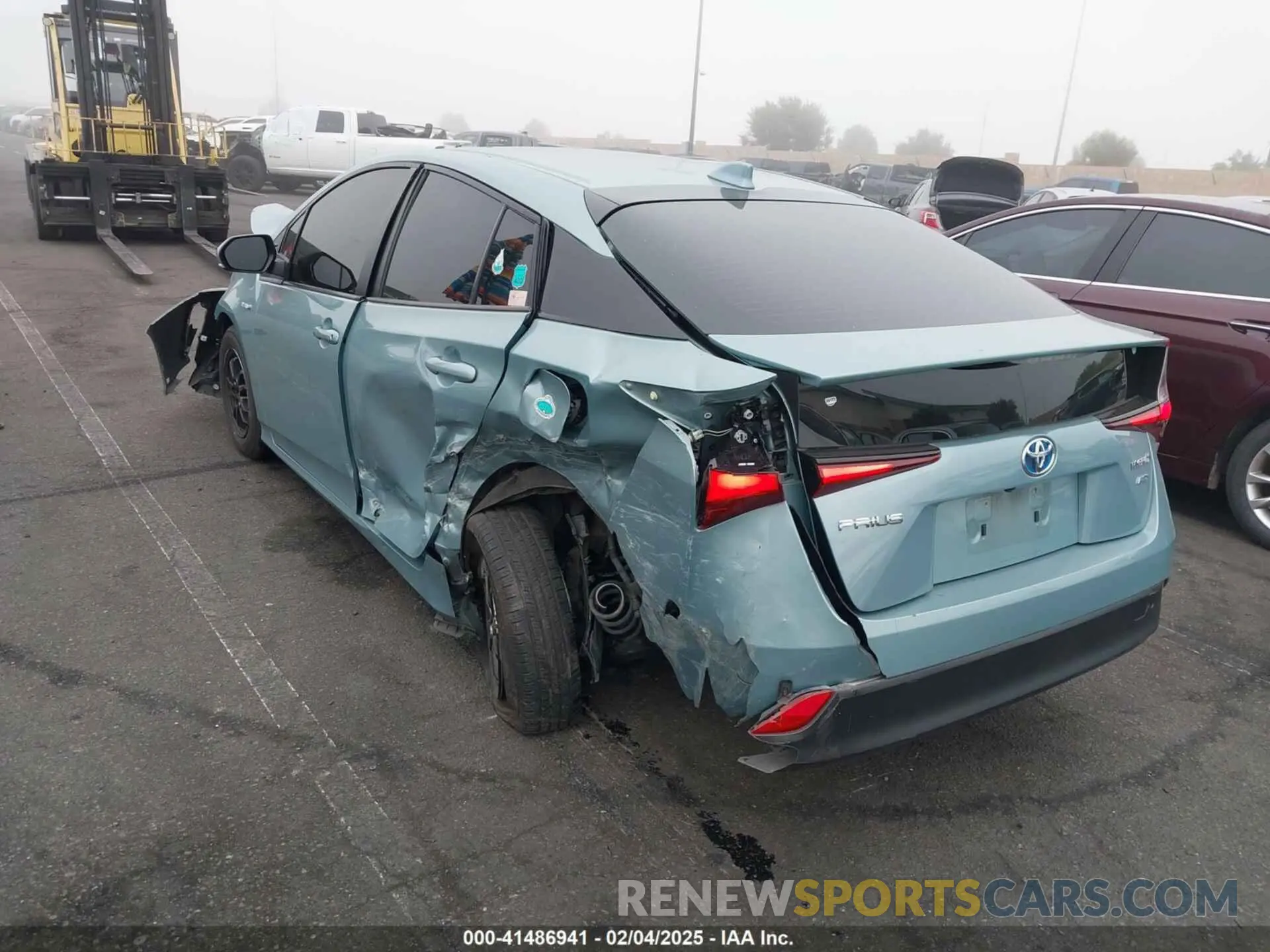 3 Photograph of a damaged car JTDKAMFU9N3186859 TOYOTA PRIUS 2022
