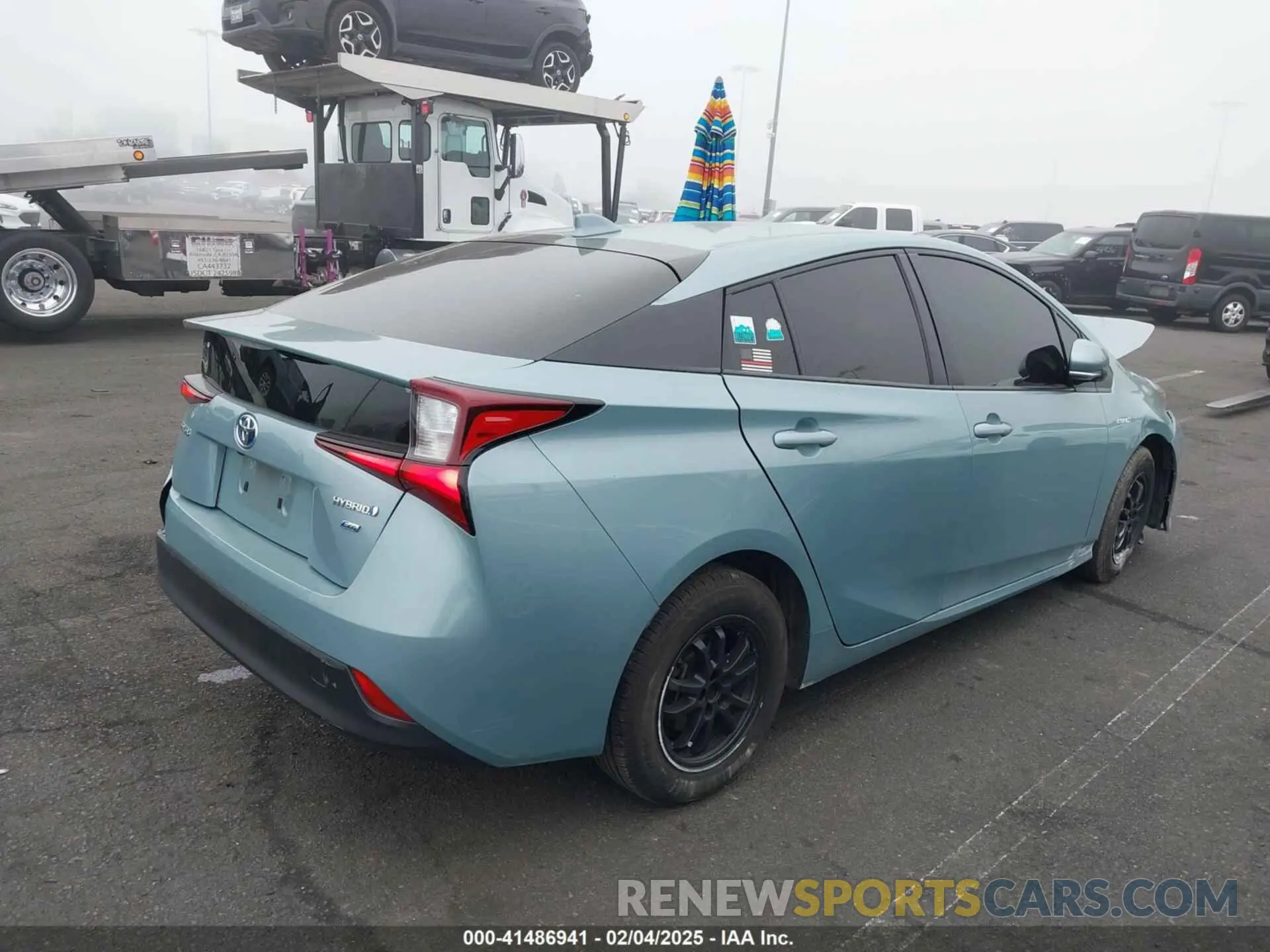 4 Photograph of a damaged car JTDKAMFU9N3186859 TOYOTA PRIUS 2022