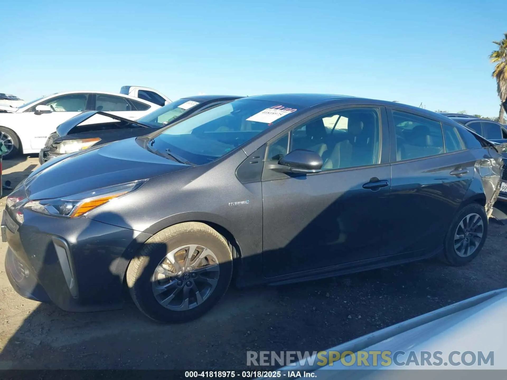 15 Photograph of a damaged car JTDKAMFUON3182683 TOYOTA PRIUS 2022