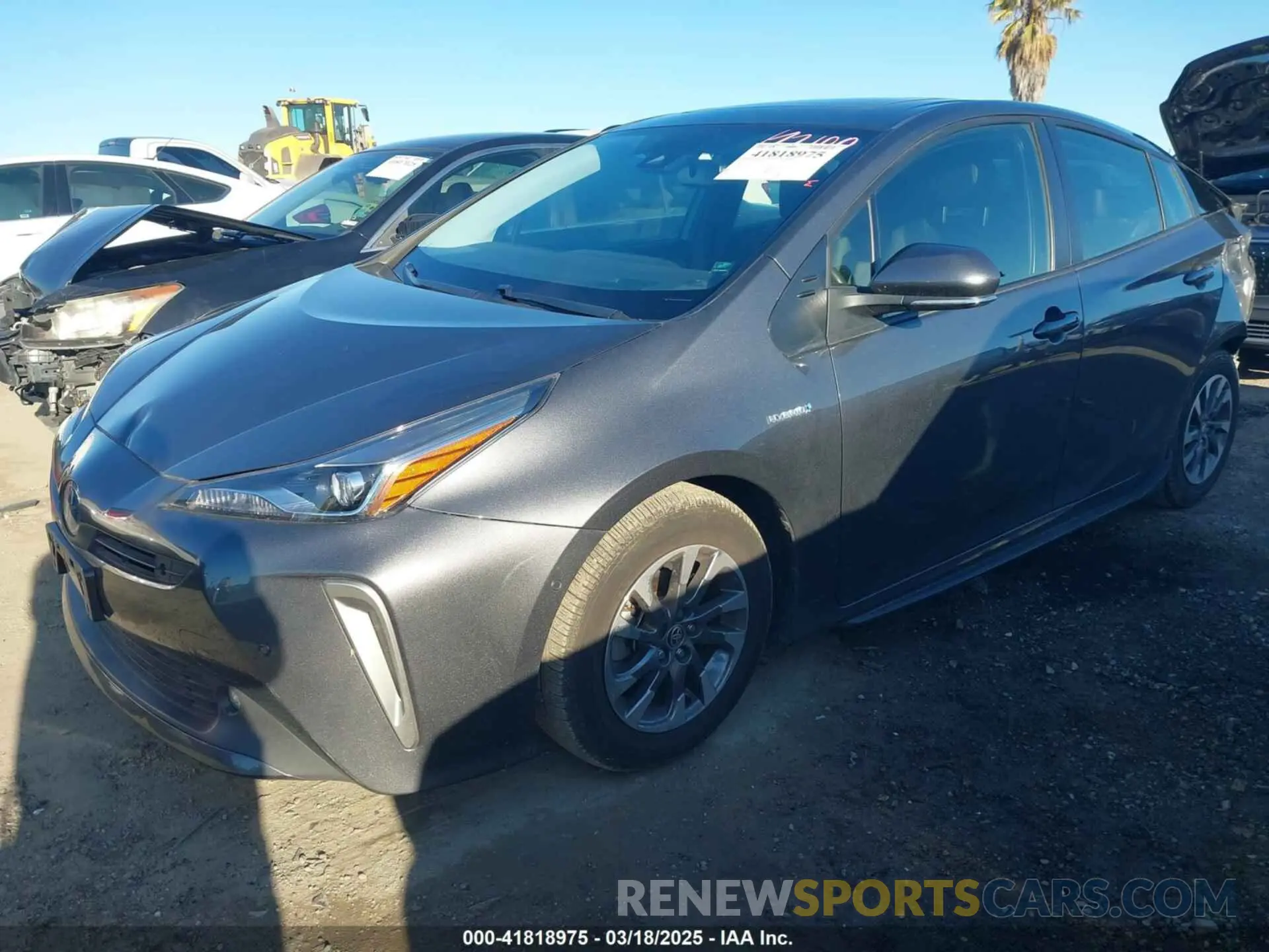 2 Photograph of a damaged car JTDKAMFUON3182683 TOYOTA PRIUS 2022