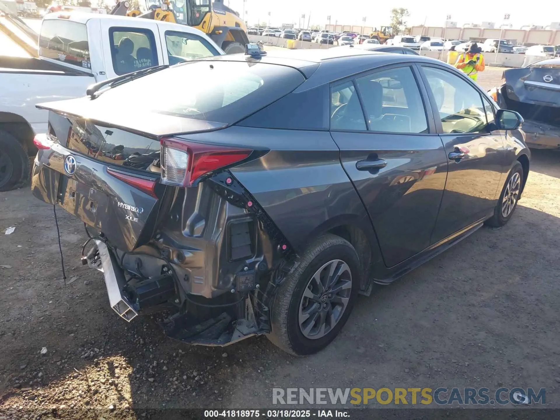 4 Photograph of a damaged car JTDKAMFUON3182683 TOYOTA PRIUS 2022
