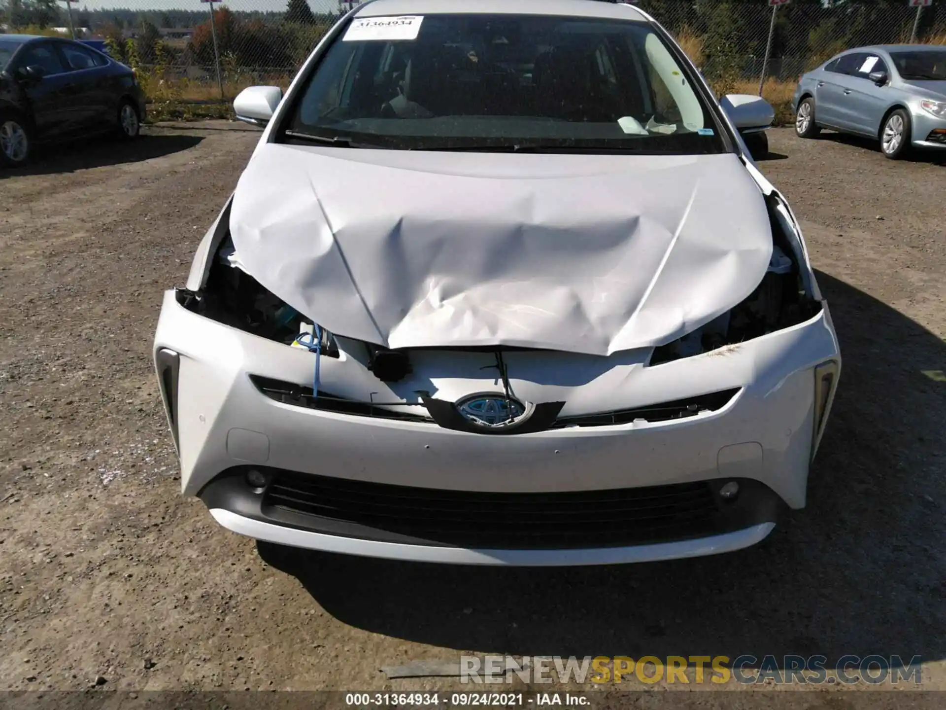 6 Photograph of a damaged car JTDKAMFUXN3154311 TOYOTA PRIUS 2022