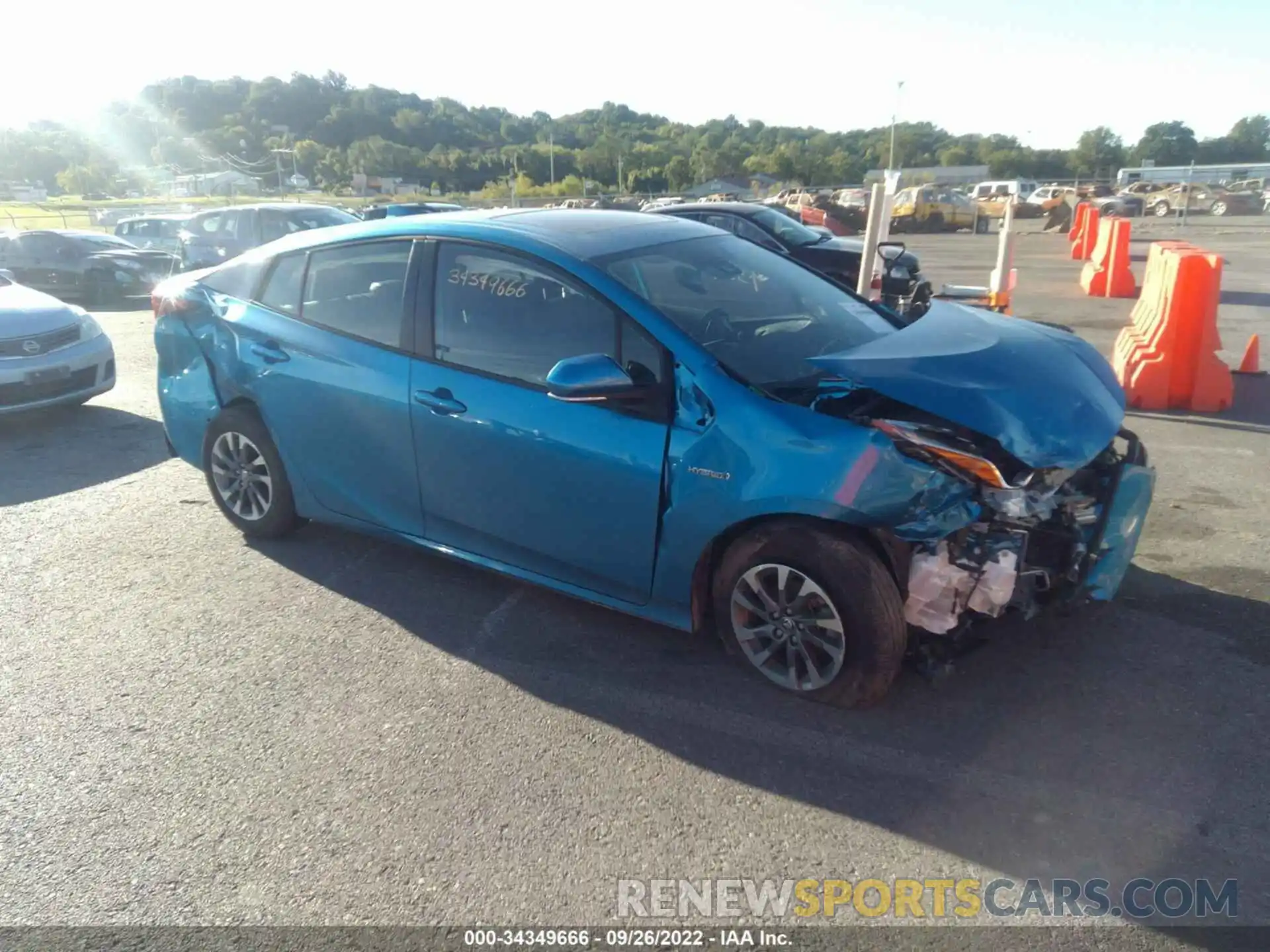 1 Photograph of a damaged car JTDKAMFUXN3157550 TOYOTA PRIUS 2022