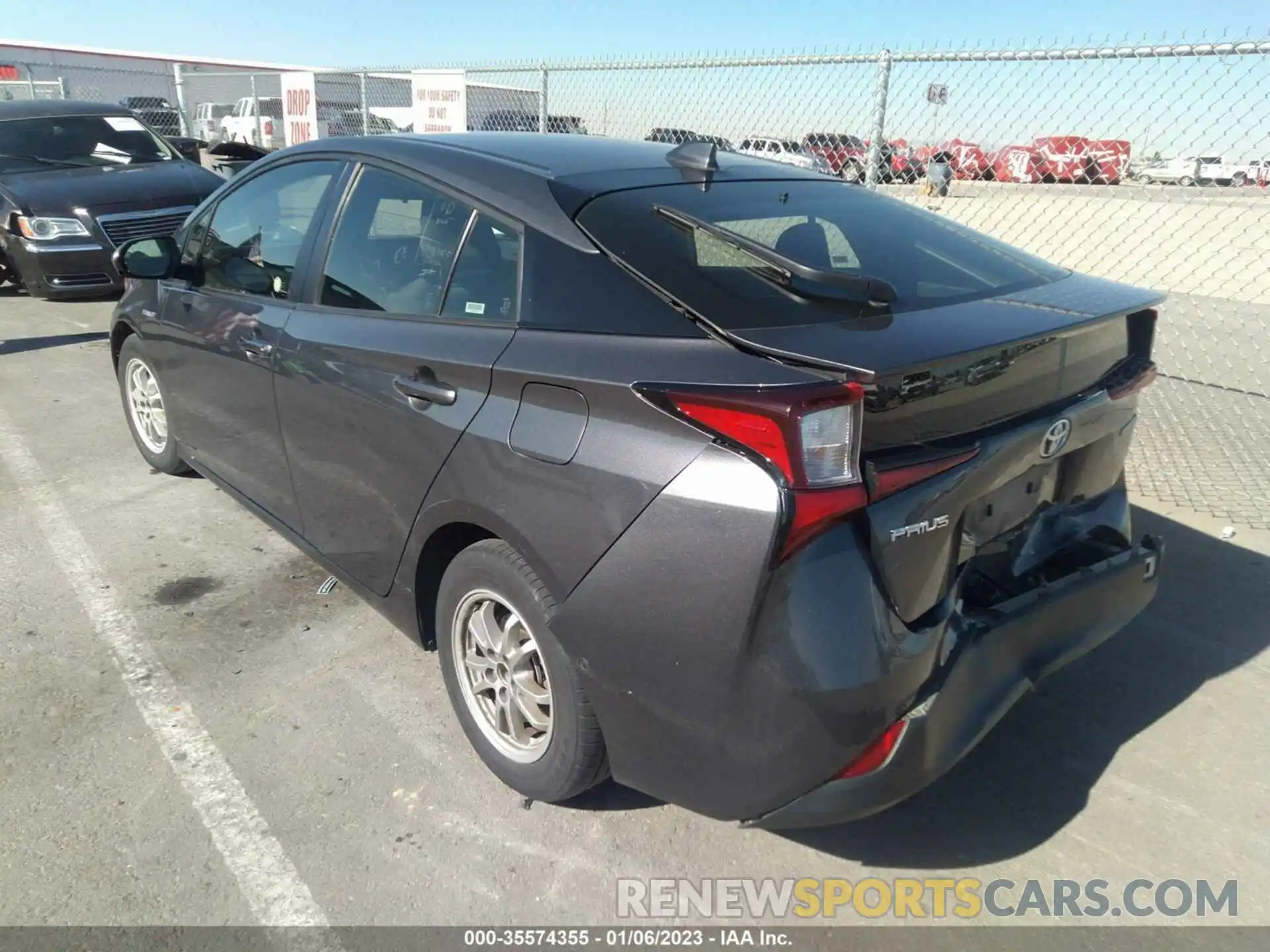 3 Photograph of a damaged car JTDKAMFUXN3157659 TOYOTA PRIUS 2022