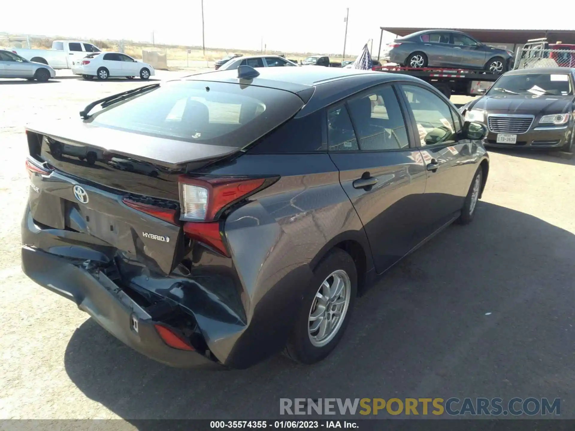 4 Photograph of a damaged car JTDKAMFUXN3157659 TOYOTA PRIUS 2022