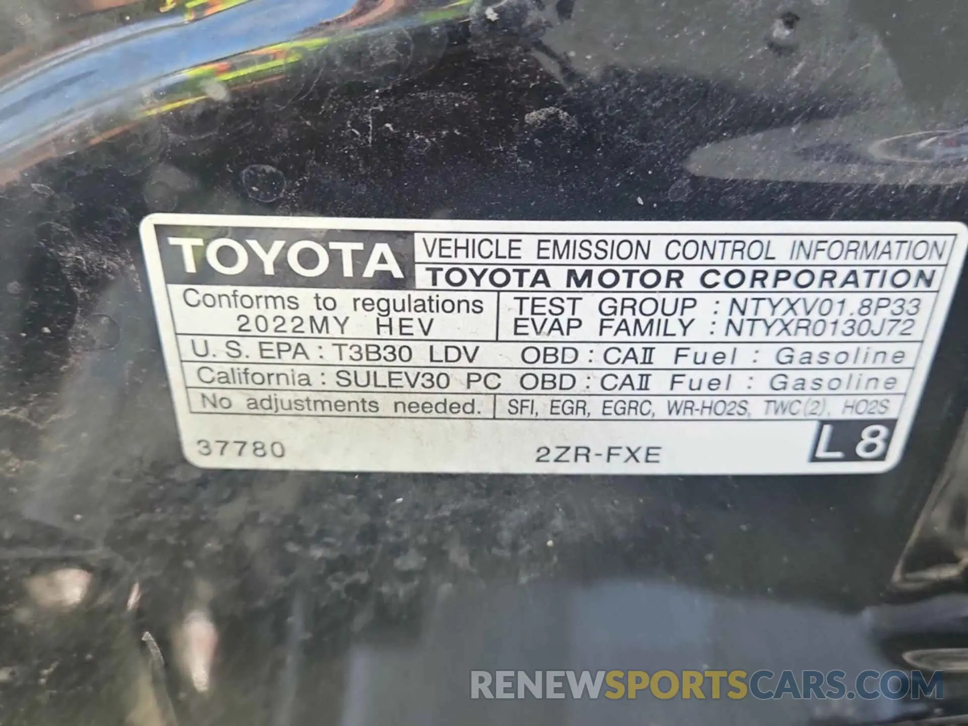 9 Photograph of a damaged car JTDKAMFUXN3161209 TOYOTA PRIUS 2022