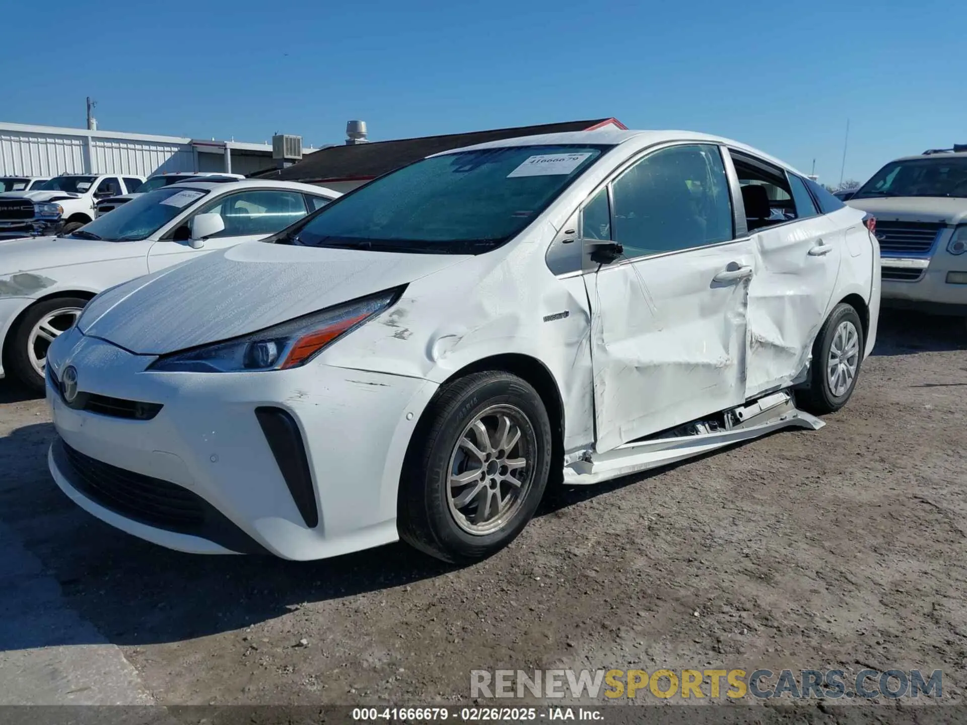 2 Photograph of a damaged car JTDKAMFUXN3163123 TOYOTA PRIUS 2022