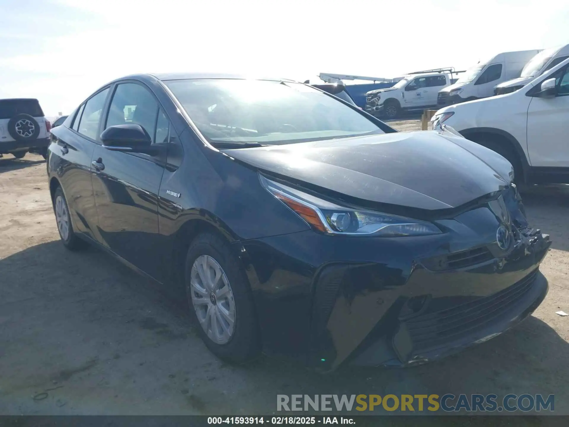 1 Photograph of a damaged car JTDKAMFUXN3163364 TOYOTA PRIUS 2022