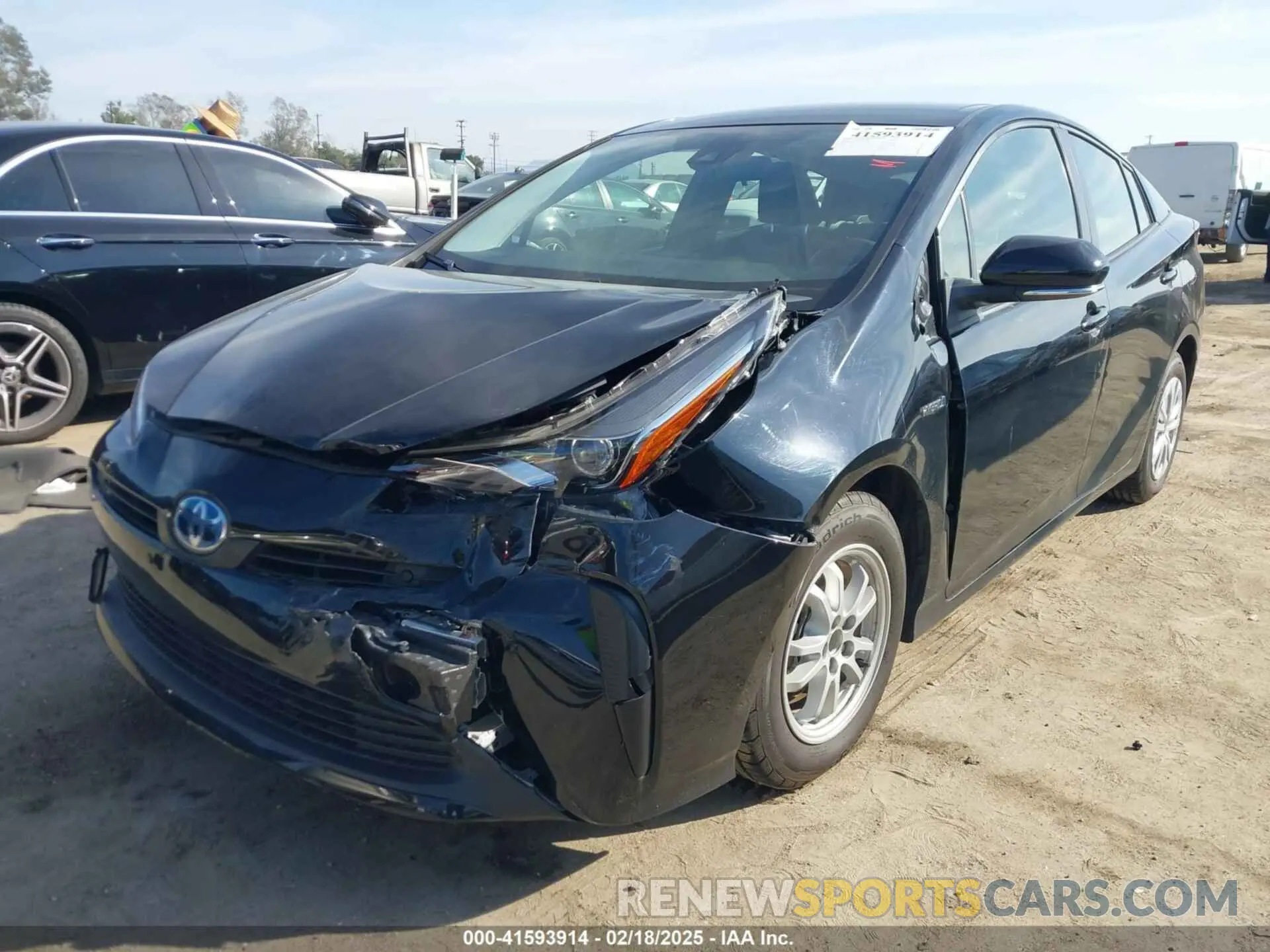 2 Photograph of a damaged car JTDKAMFUXN3163364 TOYOTA PRIUS 2022